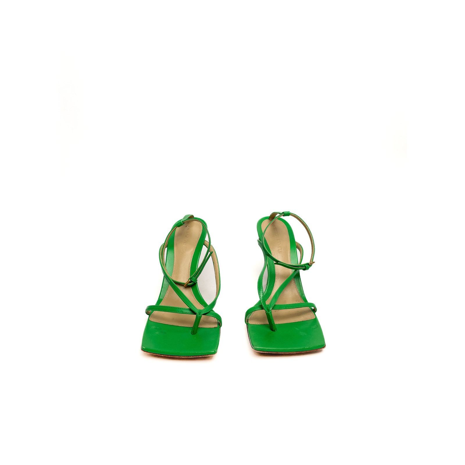 Bottega Veneta Green Sandals Size US 8.5 / IT 38.5 - 3 Thumbnail