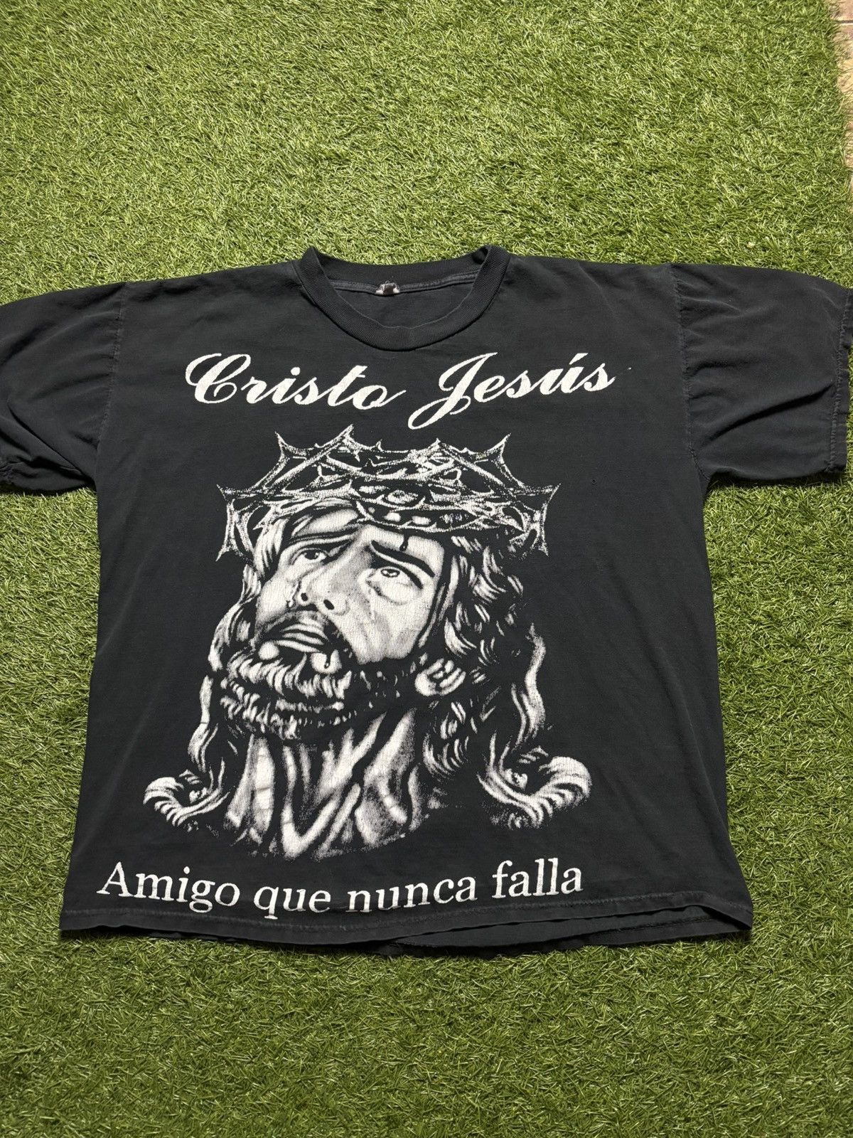 Vintage Vintage Jesus Christ tee shirt Size US M / EU 48-50 / 2 - 1 Thumbnail