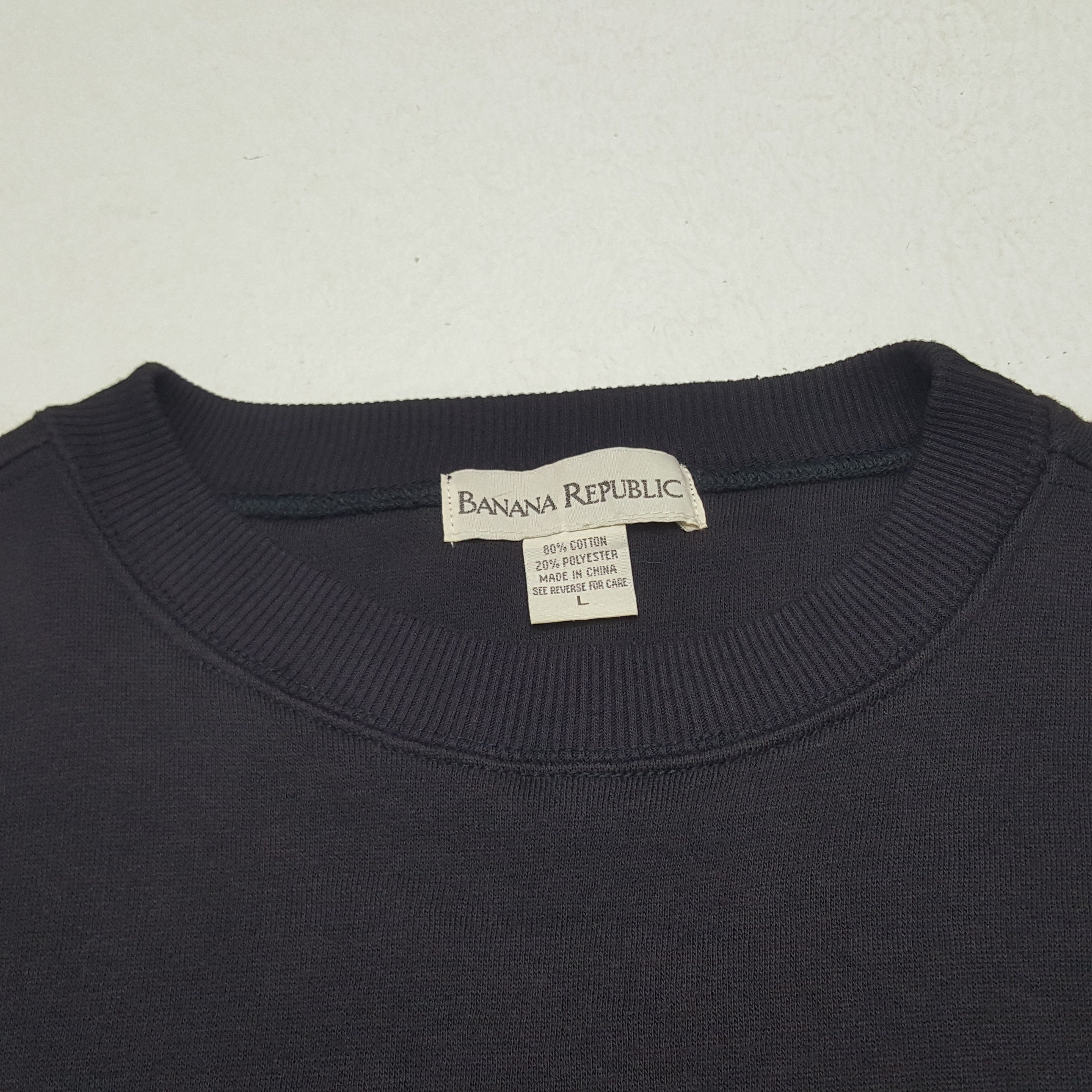 Banana Republic × Vintage BVintage Banana Republic Italian Brand Spellout Sweatshirt Size US XL / EU 56 / 4 - 4 Thumbnail