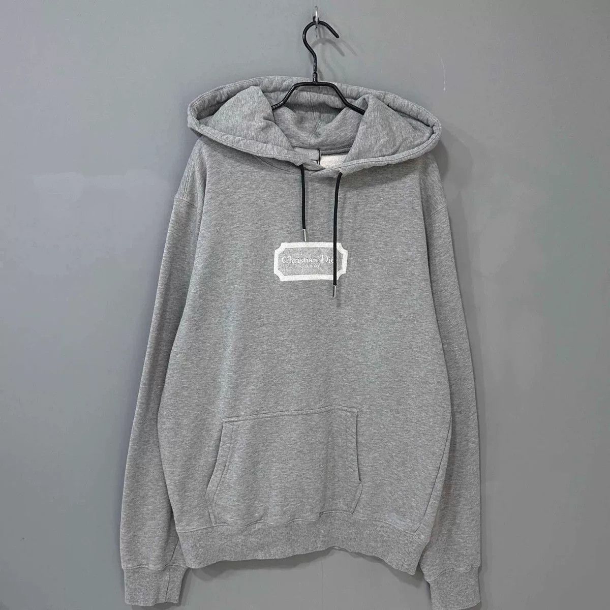 Dior Dior Embroidered Logo Gray Hoodie Size US M / EU 48-50 / 2 - 1 Thumbnail