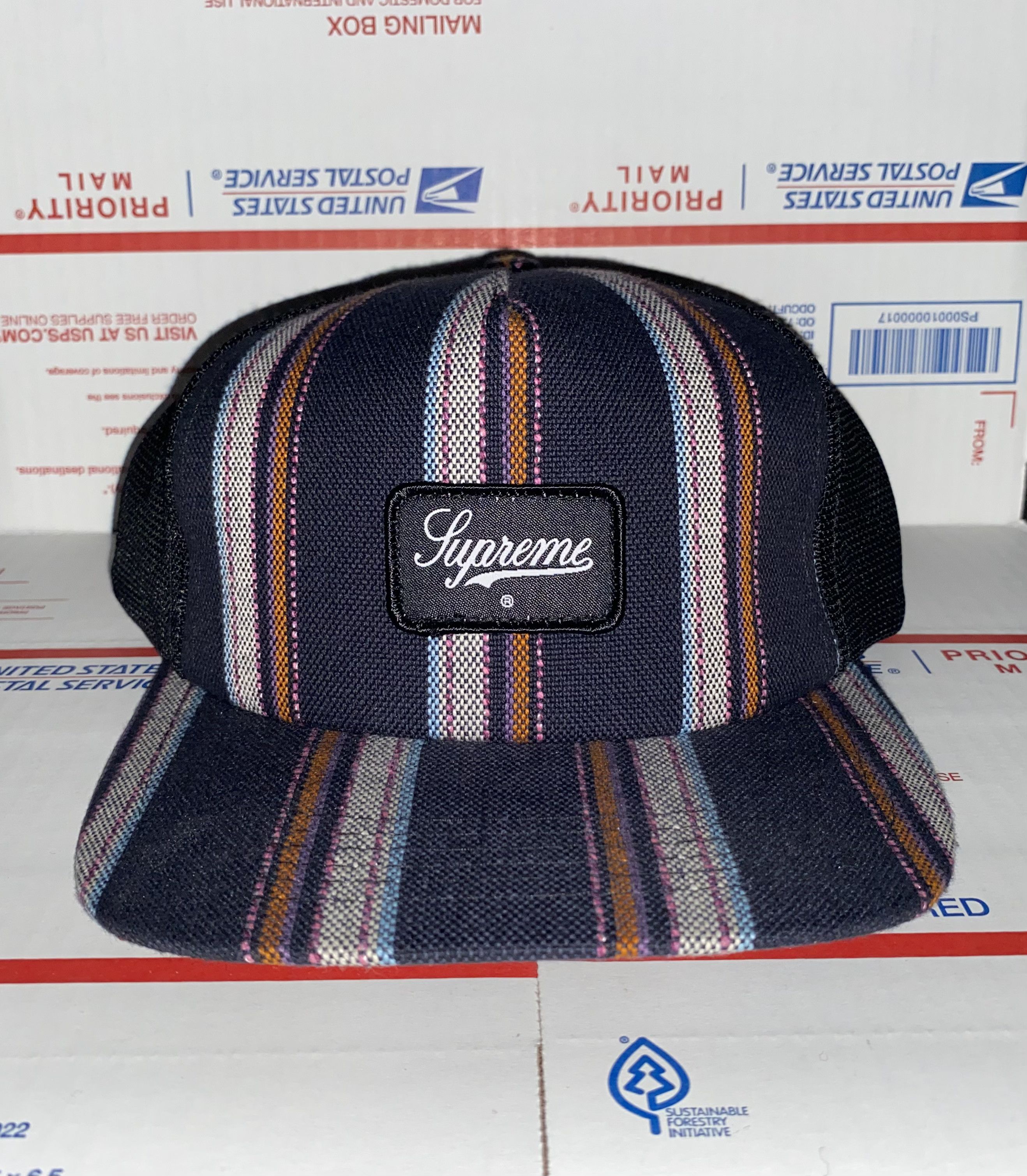 Supreme × Vintage RARE Supreme Trucker style Snapback Hat Sample 2000s NYC Size ONE SIZE - 1 Thumbnail