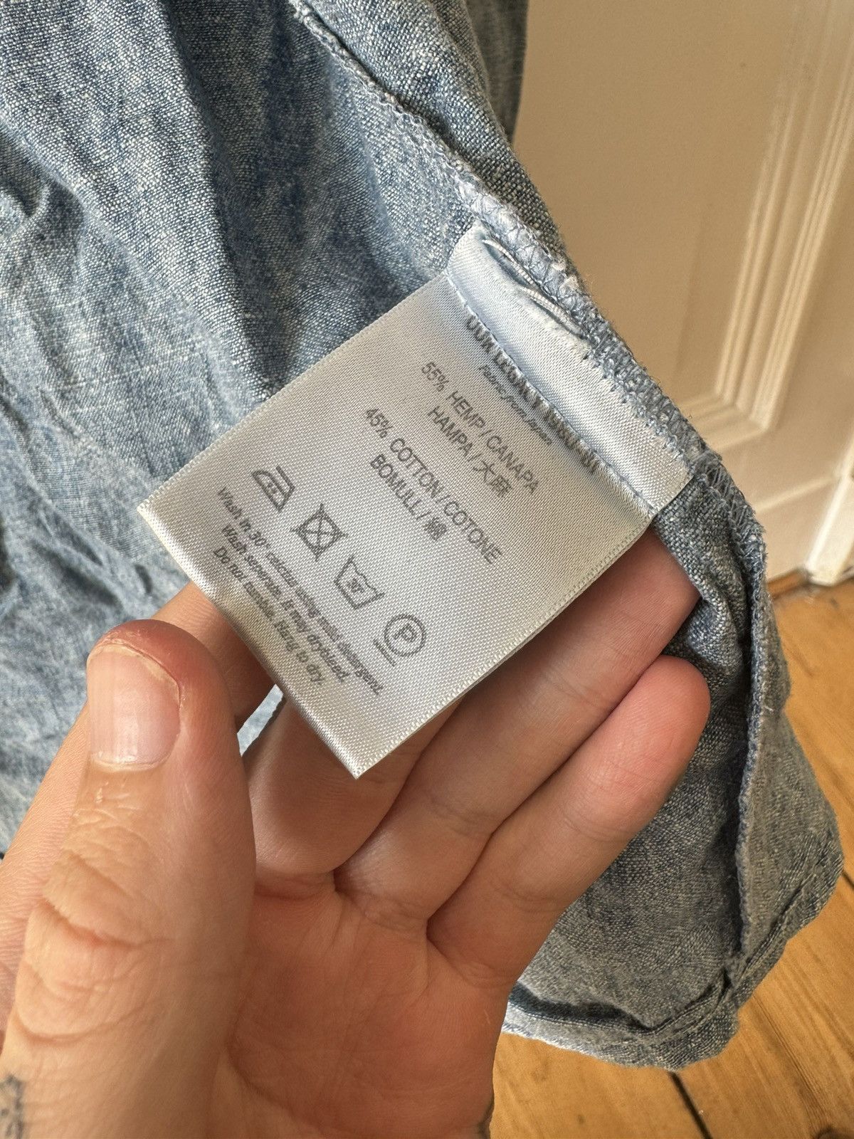 Our Legacy Our Legacy Chambray Denim Shirt Size US S / EU 44-46 / 1 - 3 Thumbnail