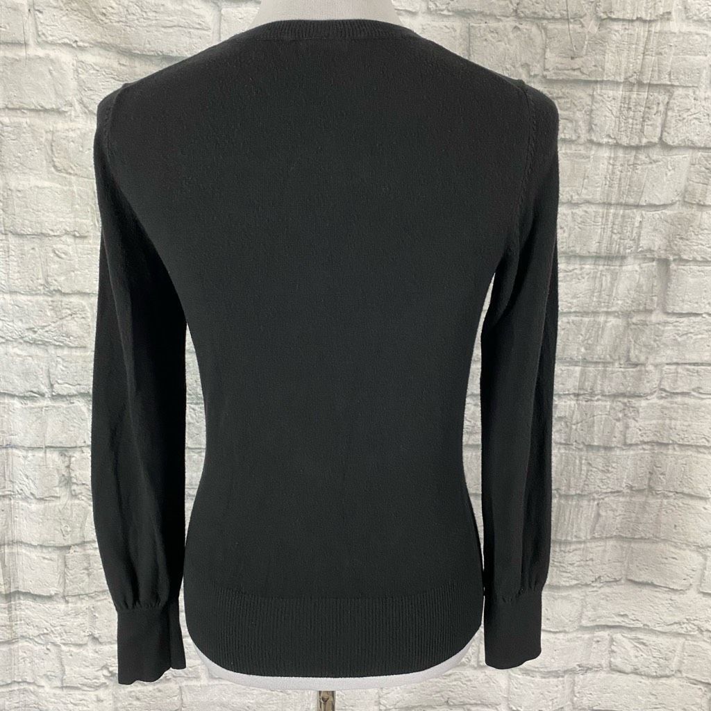 Gap GAP women M Crewneck Longsleeve classic sweater black Size M / US 6-8 / IT 42-44 - 8 Thumbnail