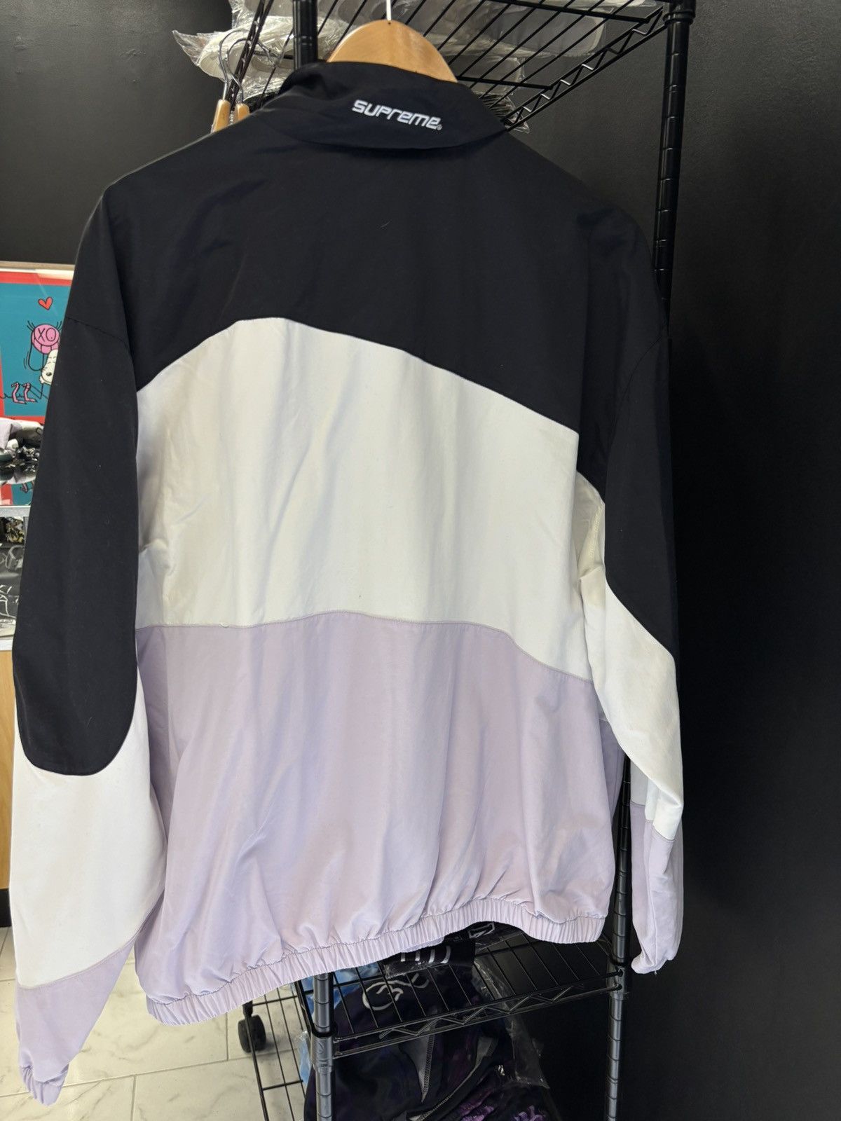 Supreme Curve Track Jacket SS24 Light Purple - ampdigital.org