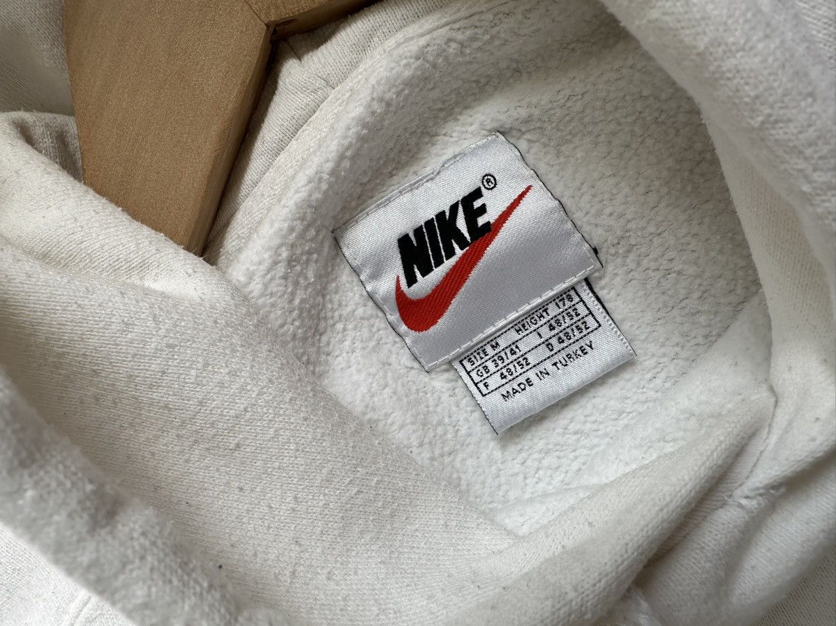 Nike × Vintage Vintage Nike hoodie boxy fit mini swoosh Size US M / EU 48-50 / 2 - 6 Thumbnail