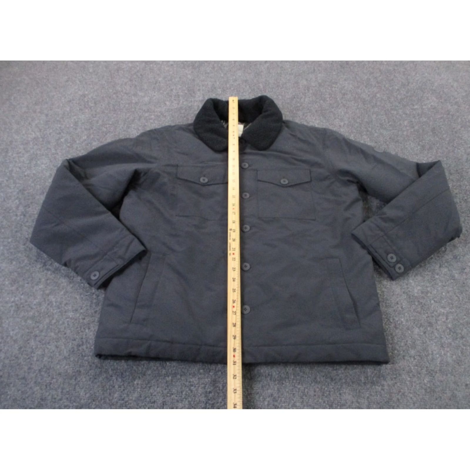 Vuori Vuori Jacket Mens L Black Men Gray Puffer Lined Hiking Outdoors Monterey Coat Classic V279 Size US L / EU 52-54 / 3 - 3 Thumbnail