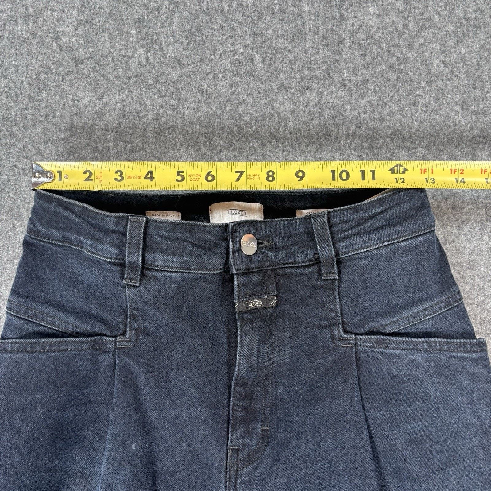 CLOSED Closed Pearl Jeans High Rise Denim Black Women's Size 26 Size 26" / US 2 / IT 38 - 13 Thumbnail