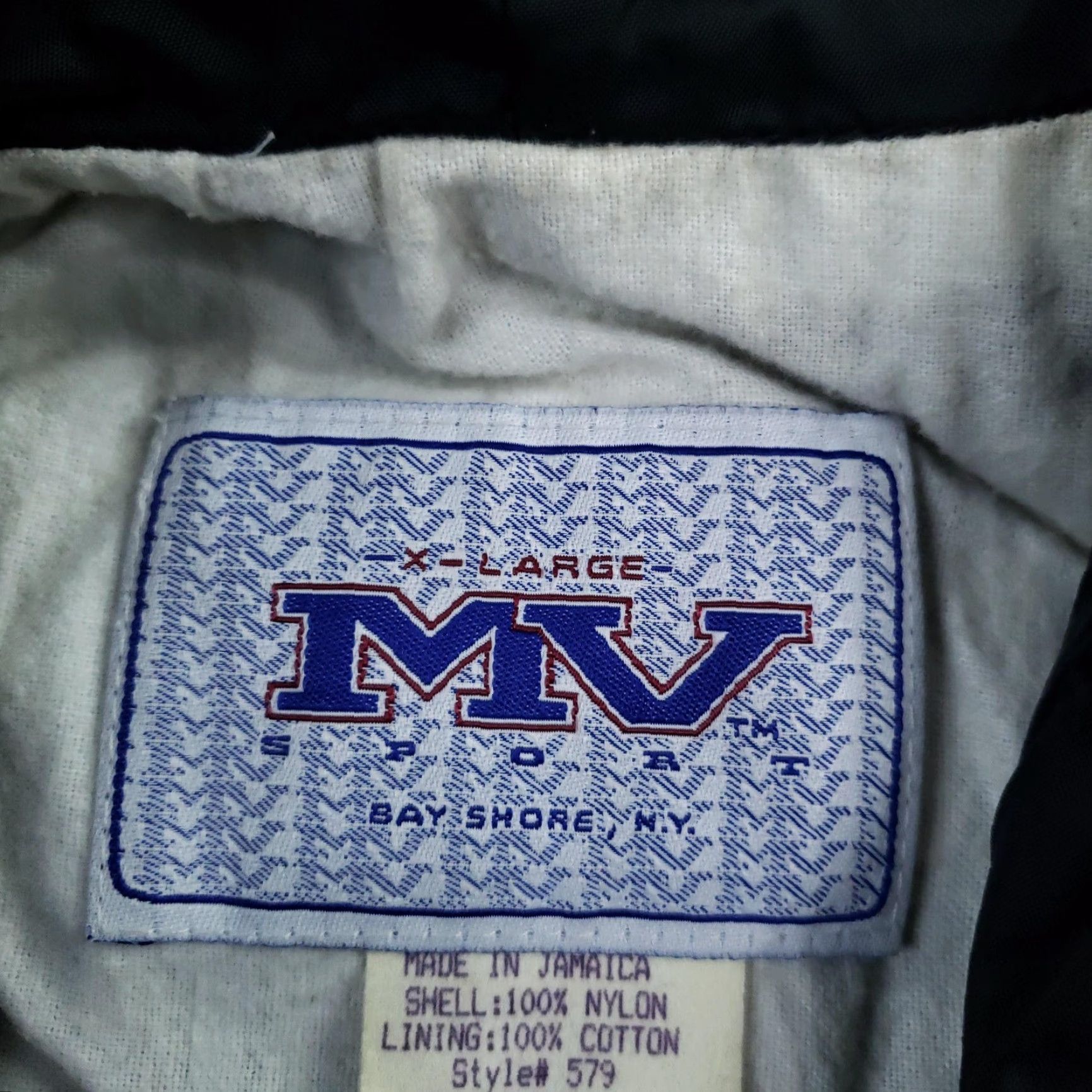 Vintage VINTAGE MV Sport Jacket Mens XL Black Windbreaker Hooded Lined Pockets West Point Size US XL / EU 56 / 4 - 5 Thumbnail