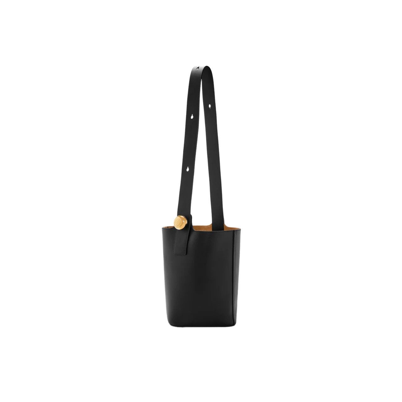 Loewe LOEWE Pebble Medium $2990 Black Smooth Leather Bucket Bag Ne Size ONE SIZE - 2 Thumbnail