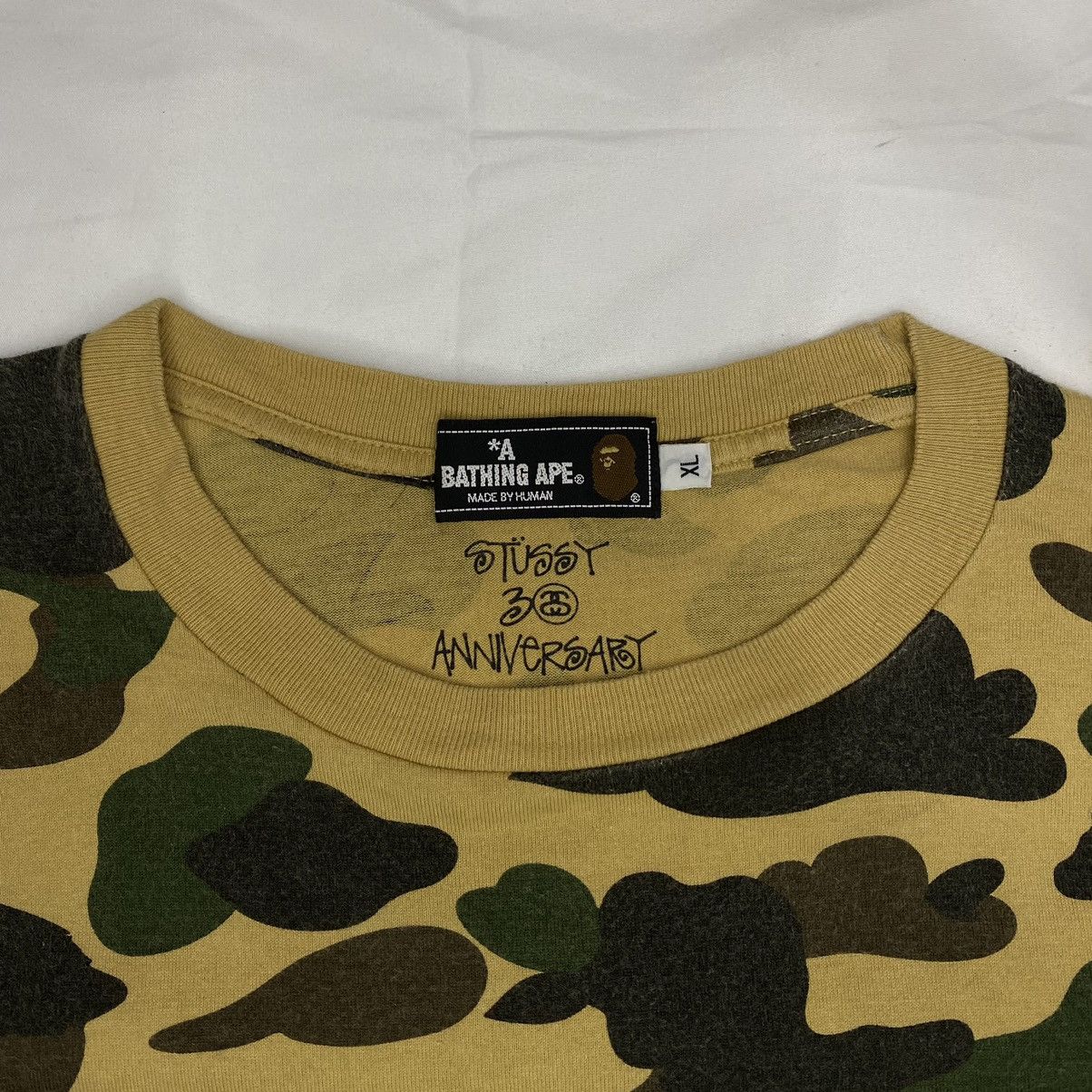 Bape × Stussy Bape x Stussy 30th Anniversary 1st Camo Tee Size US XL / EU 56 / 4 - 8 Thumbnail