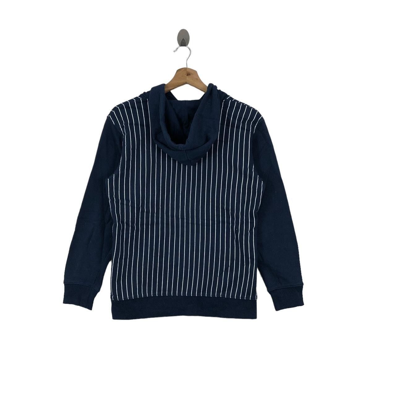 Fila FILA BIELLA ITALIA Striped Pullover Hoodie Sweater Size M / US 6-8 / IT 42-44 - 2 Thumbnail