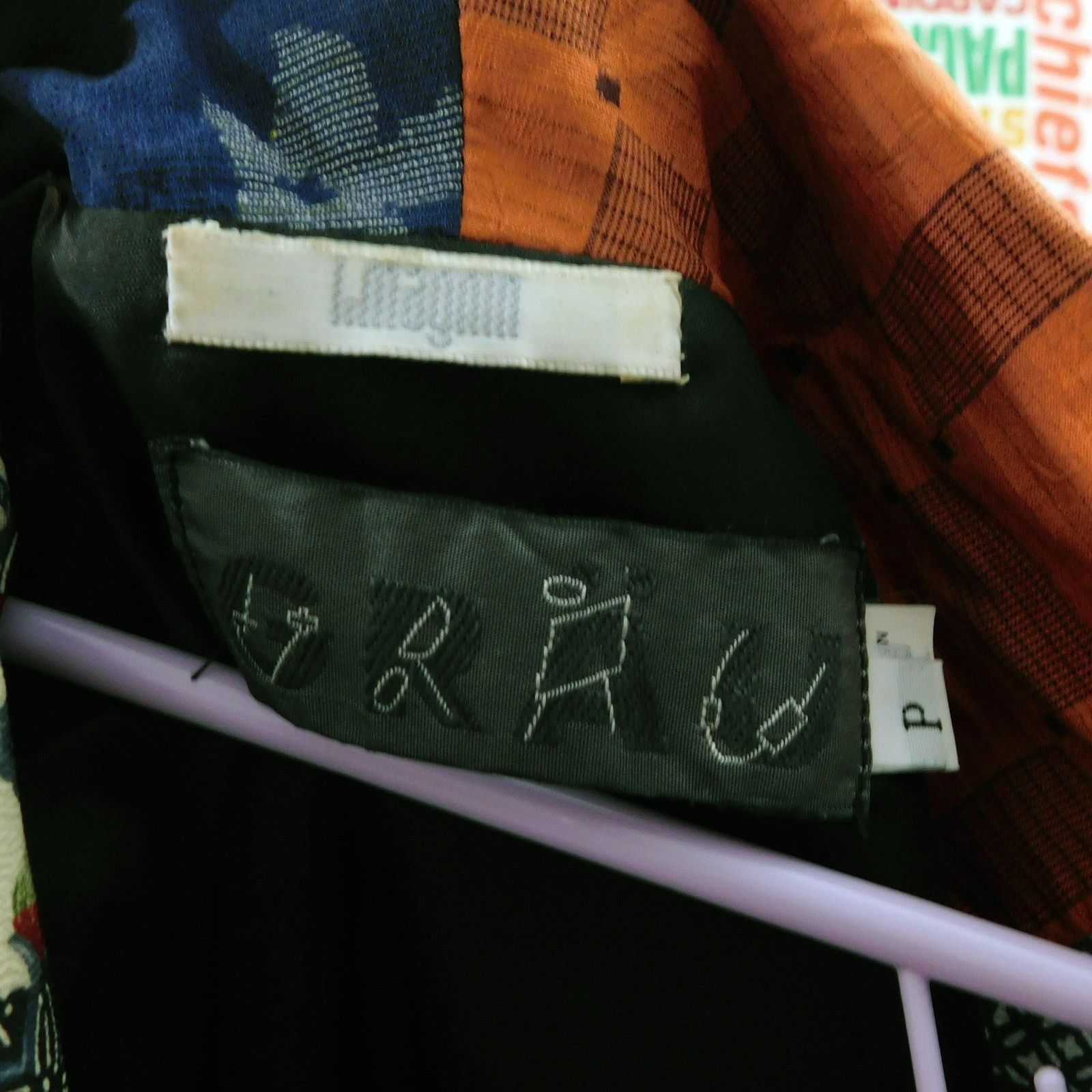 Other Vintage Claudia Grau Patchwork Blazer Jacket Size 4P 80s Size S / US 4 / IT 40 - 2 Thumbnail