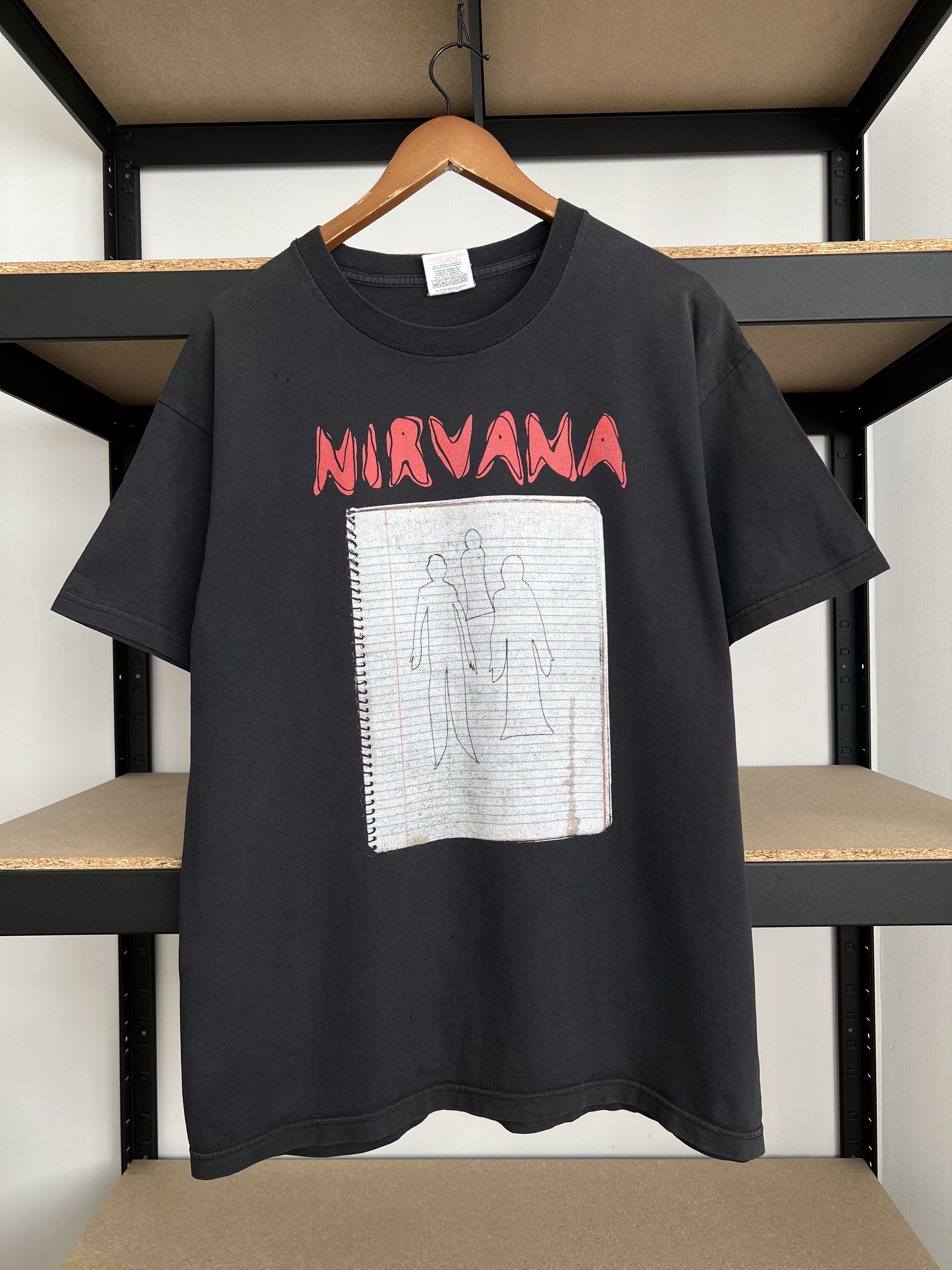 Band Tees Vintage 2003 Nirvana Ghost Notebook Kurt Cobain T-shirt Size US L / EU 52-54 / 3 - 1 Thumbnail
