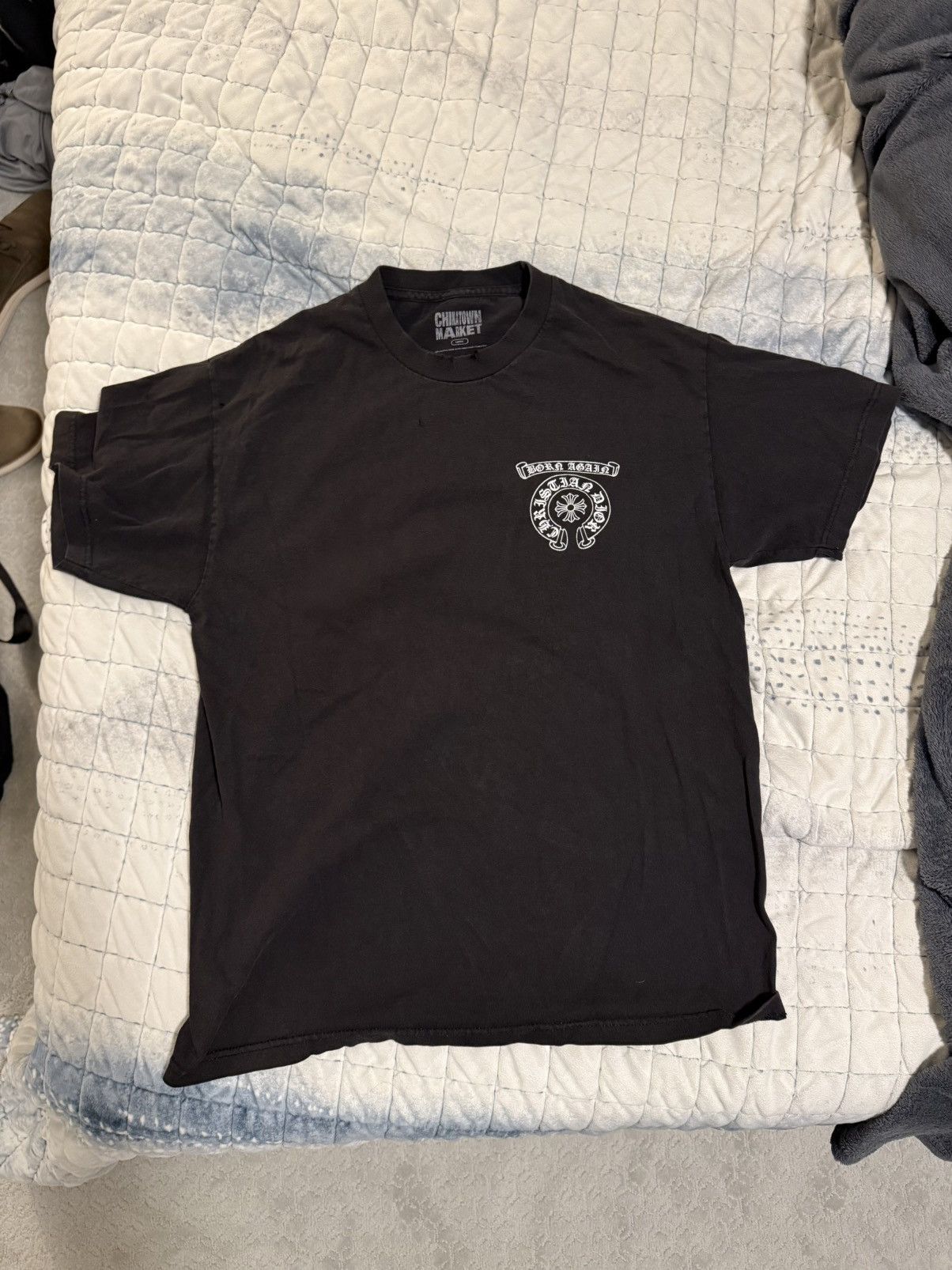 Other Chinatown Market Born Again Chrome Hearts Black Tee Size US L / EU 52-54 / 3 - 1 Thumbnail
