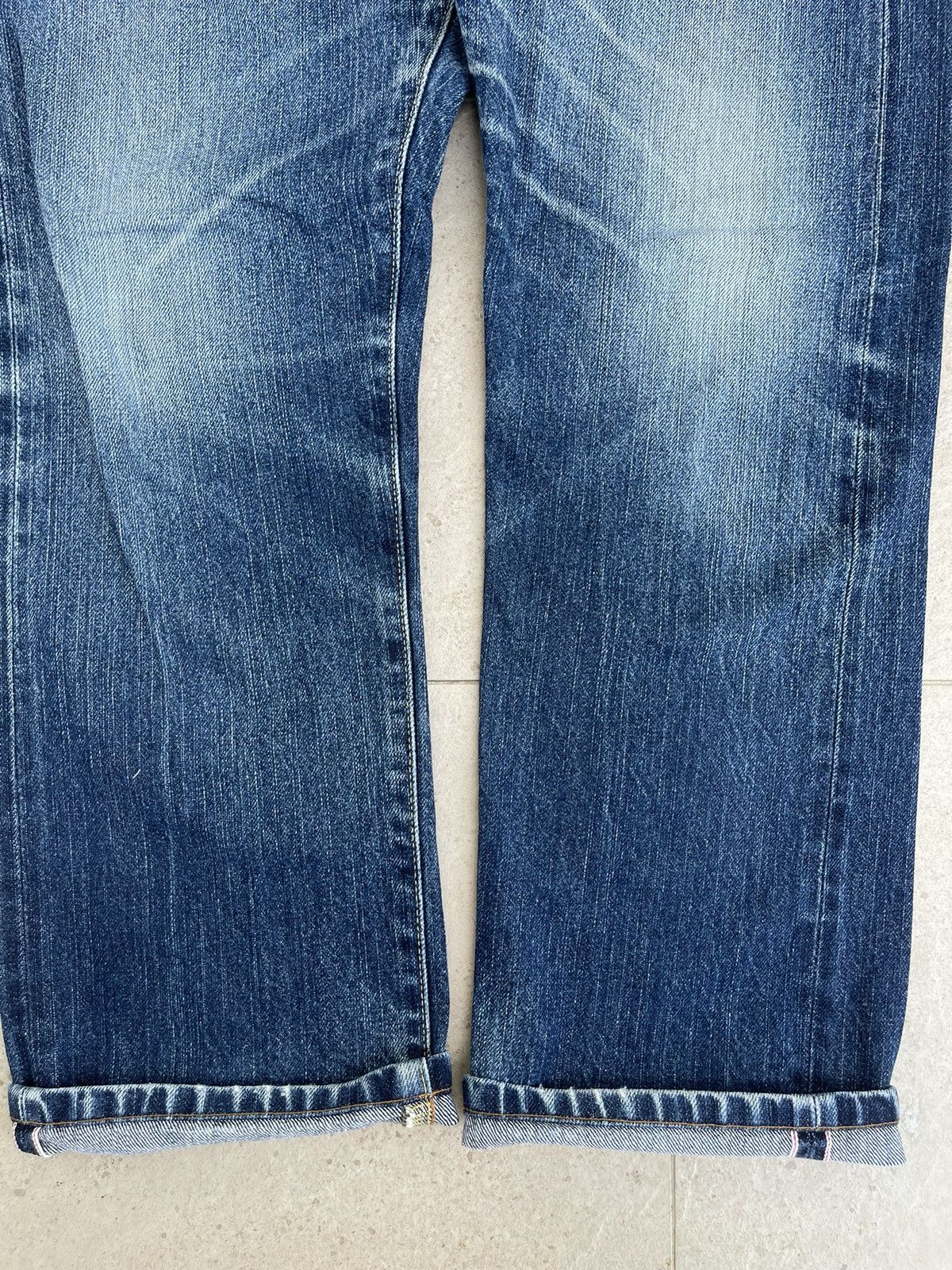 Japanese Brand × Jean × Uniqlo 🔥 Uniqlo Distressed Denim Selvedge Vintage W35🔥 Size US 35 - 4 Thumbnail