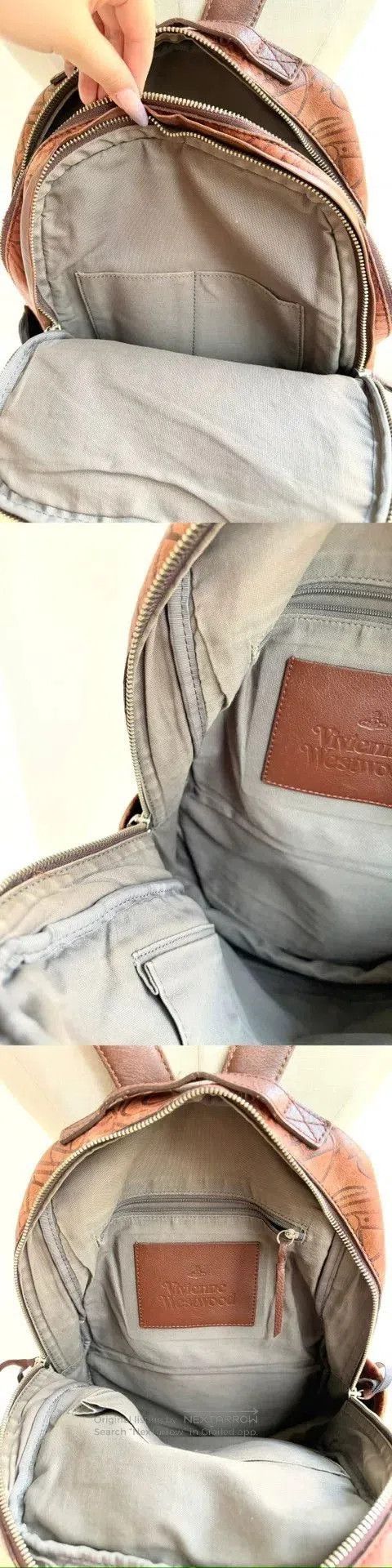 Vivienne Westwood Vivienne Westwood Brown Saturn Backpack. Size ONE SIZE - 8 Thumbnail