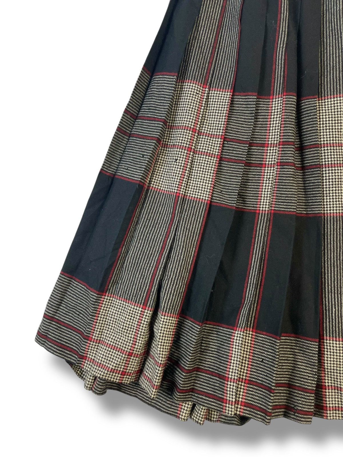 Yves Saint Laurent YVES SAINT LAURENT PARIS WOOL MIDI SKIRT Size 22" - 4 Thumbnail