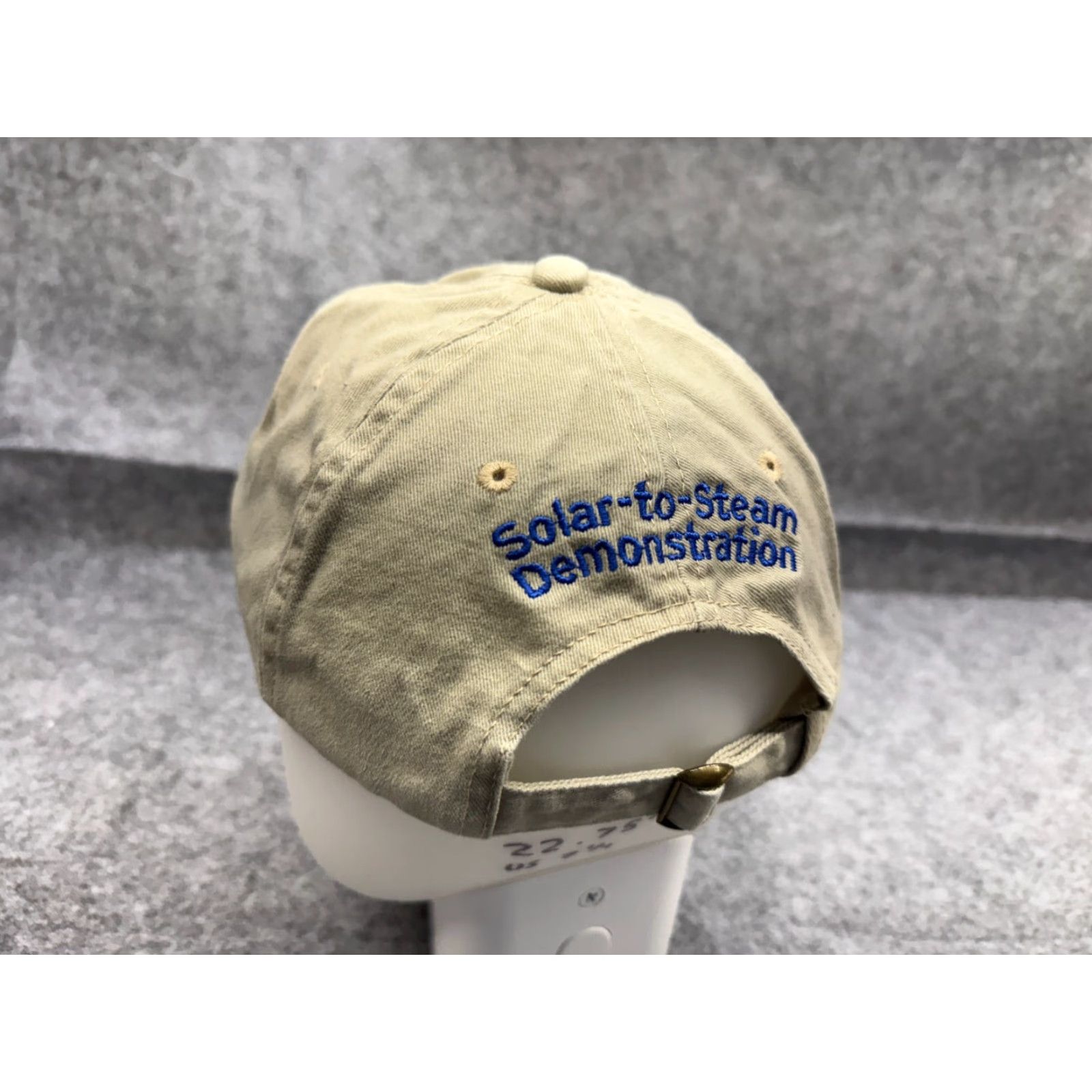 Vintage Chevron Hat Cap Snap Back Adult One Size Beige Cotton Twill Baseball Cap Adjustable Men Casual Size ONE SIZE - 5 Thumbnail