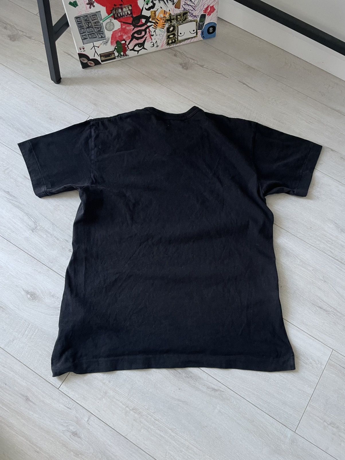 Comme des Garcons PLAY Comme des Garçons PLAY Black T-Shirt Heart Logo RARE Size US L / EU 52-54 / 3 - 5 Thumbnail