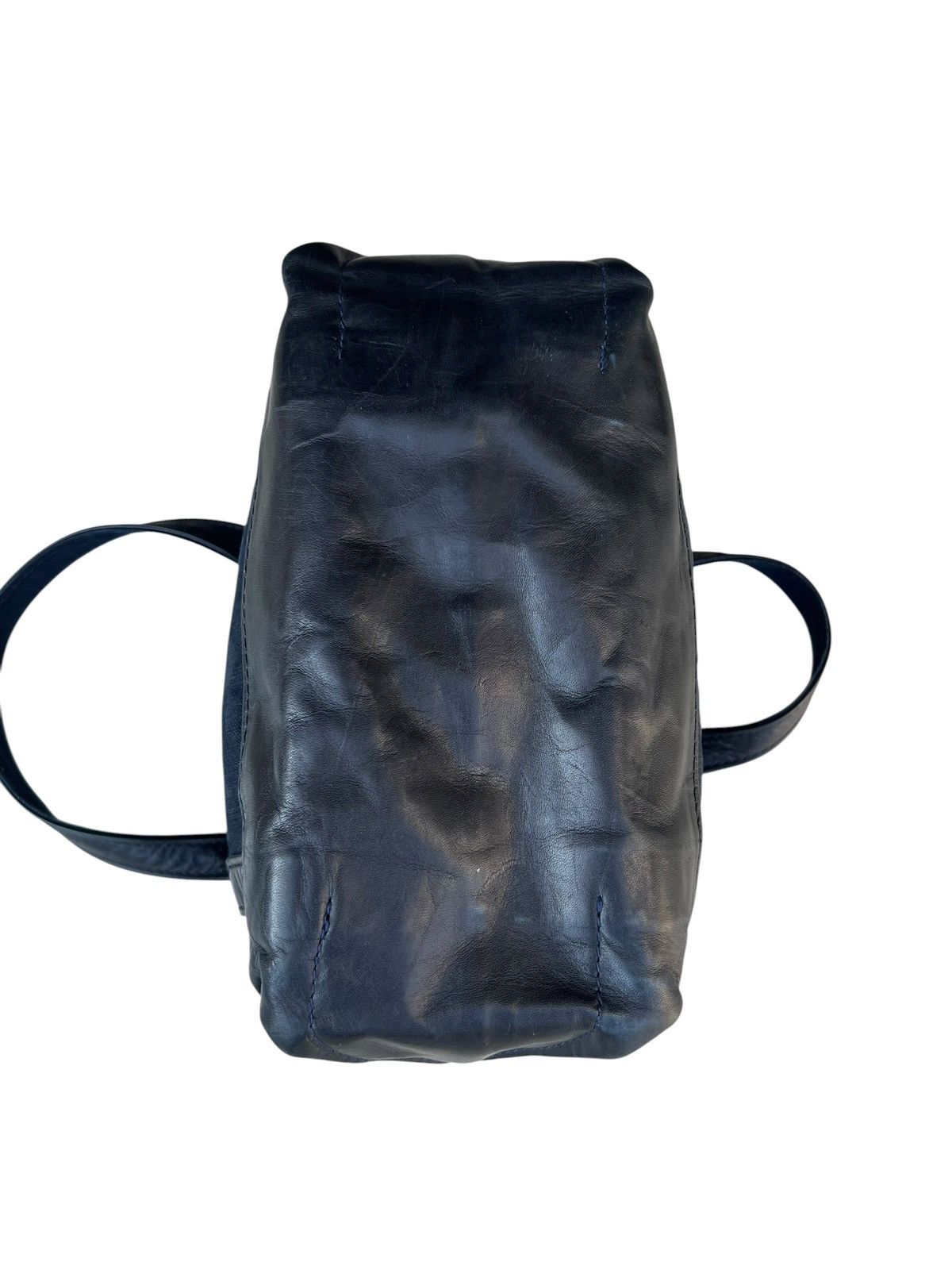 45rpm Vintage 45rpm Indigo Dyed Denim + Leather Tote Bag Size ONE SIZE - 18 Thumbnail