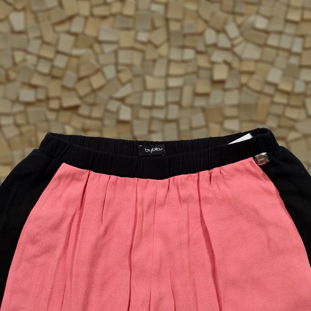 Byblos Byblos Womens Trousers Pink 8 UK Wide Leg Cropped Pants Size 30" / US 8 / IT 44 - 1 Thumbnail