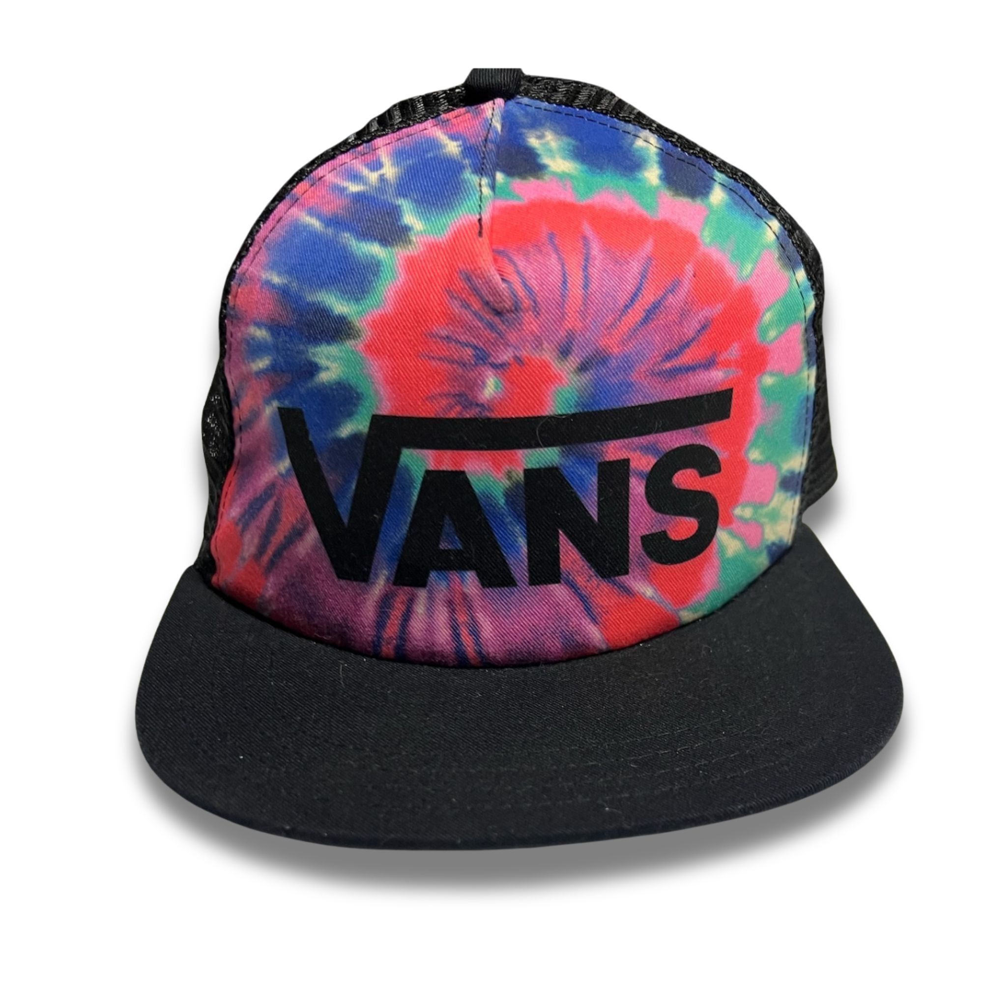 Vans Vans Tie-Dye Trucker Hat Adjustable Snapback Unisex Size ONE SIZE - 2 Thumbnail