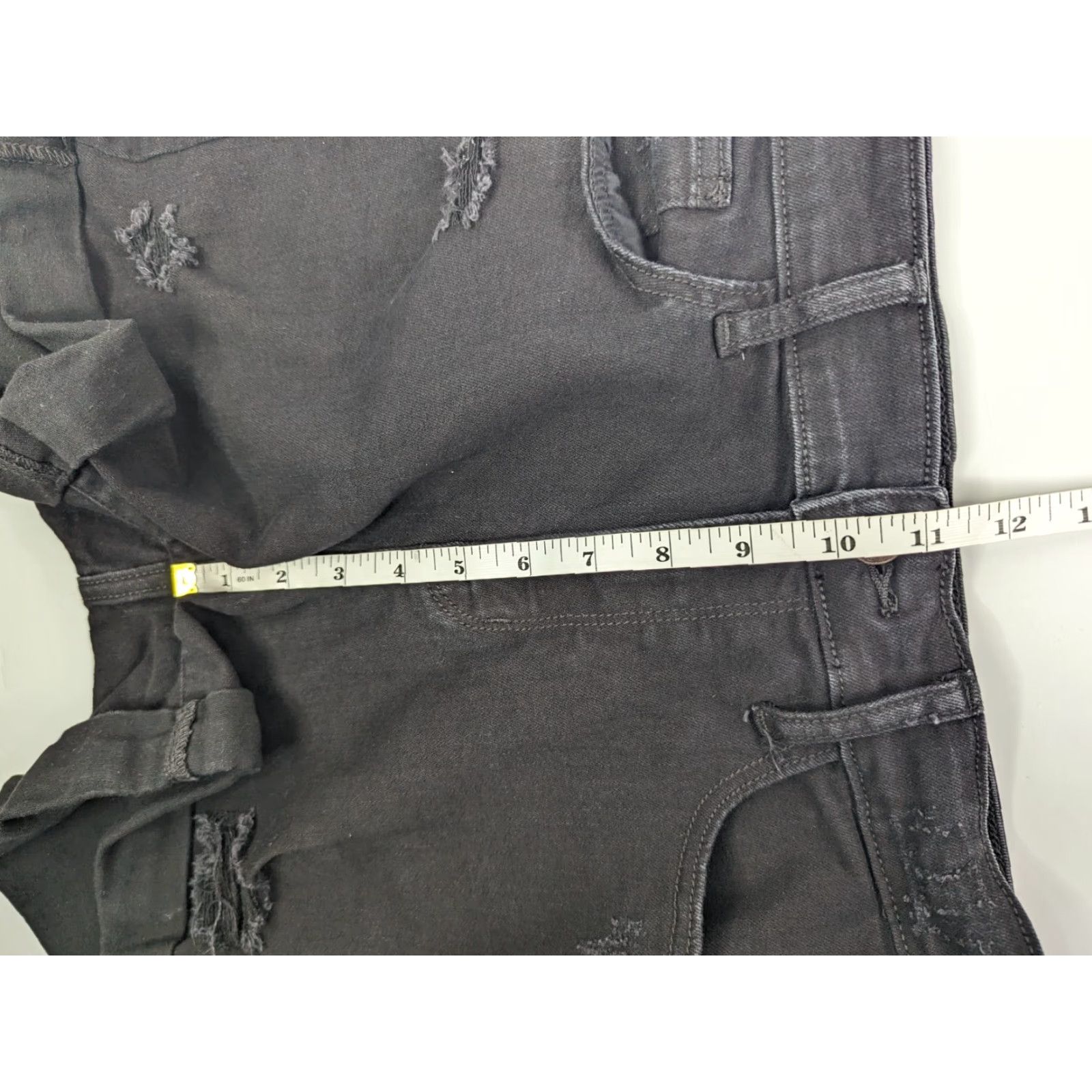 Vintage Judy Blue Black Denim Shorts JB15004BK Size 1XL Cuffed High Rise Size 40" / US 18 - 4 Thumbnail