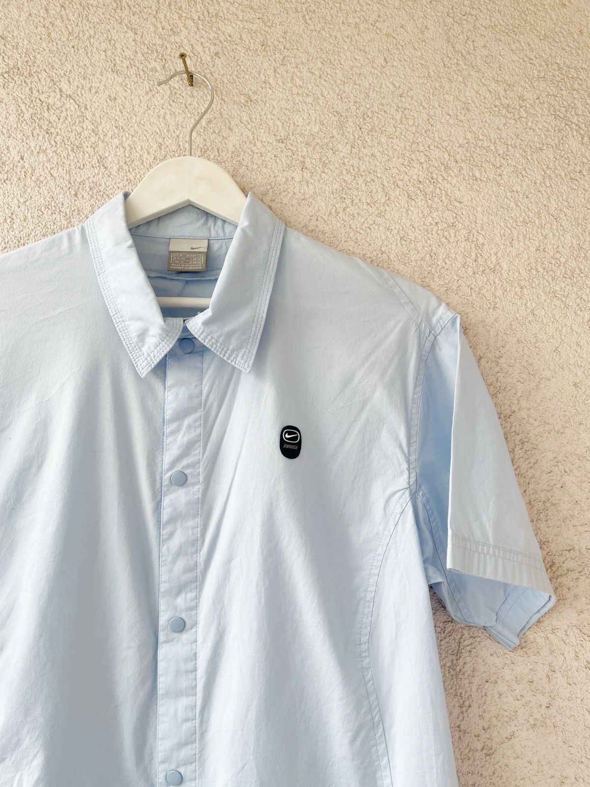 Nike Nike Short Sleeve Shirt Men Sky Blue Color Small Logo Size M Size US M / EU 48-50 / 2 - 3 Thumbnail