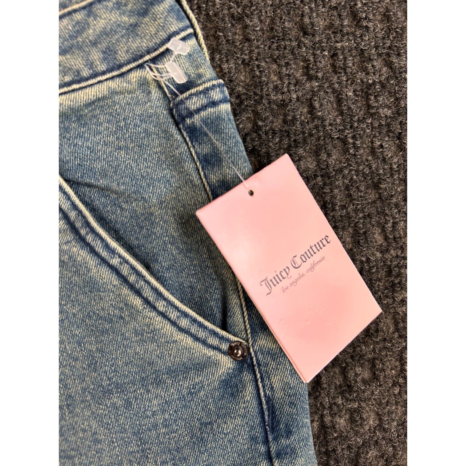 Juicy Couture VINTAGE Juicy Couture Jeans Florence Foil Spellout 7/28 Tint New NWT FAST Size 28" / US 6 / IT 42 - 5 Thumbnail