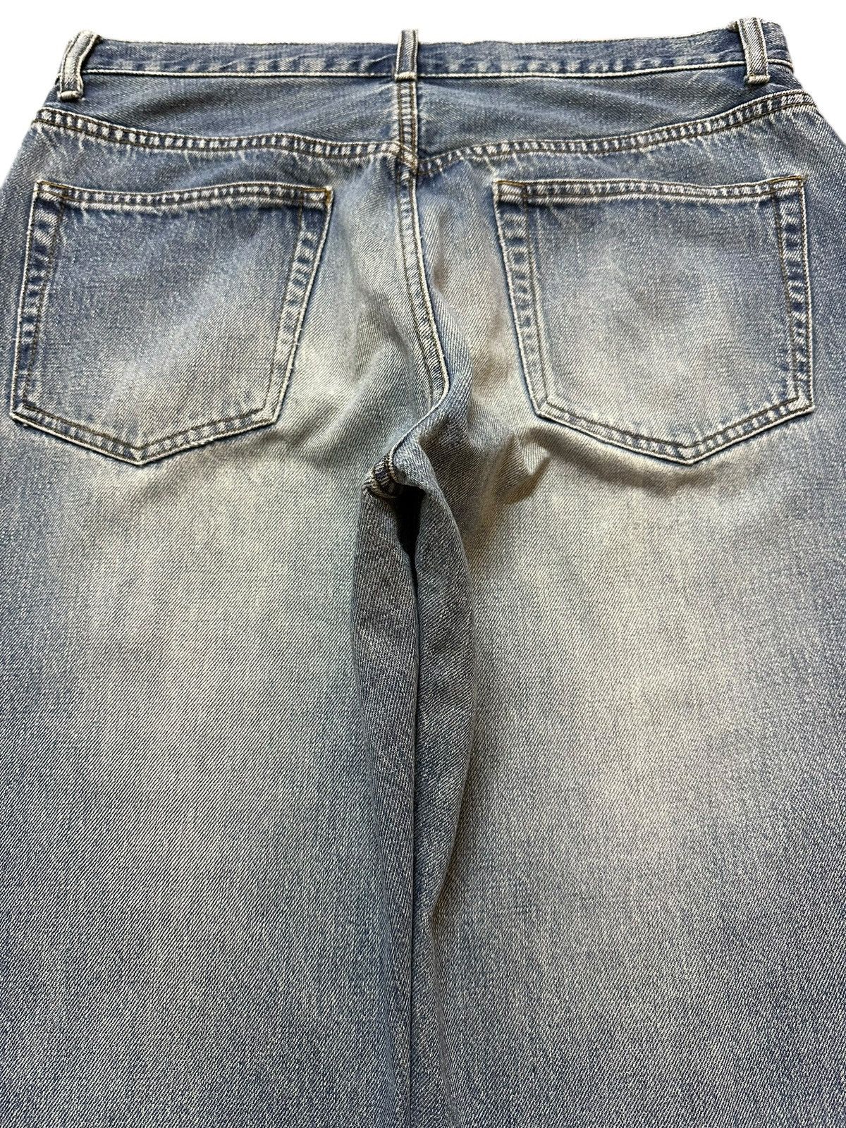 Japanese Brand Vintage Japanese Brand Faded Wash Distress Baggy Jeans Size US 32 / EU 48 - 5 Thumbnail