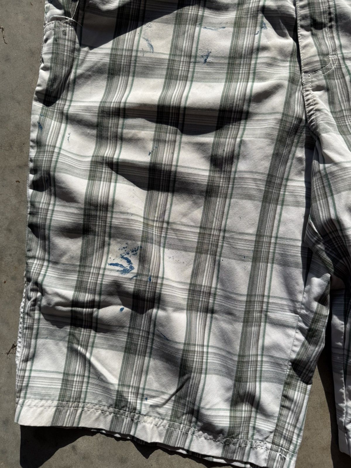 Quiksilver × Vintage Crazy Vintage Quiksilver 90s Surf Billabong Shorts Plaid Size US 38 / EU 54 - 3 Thumbnail