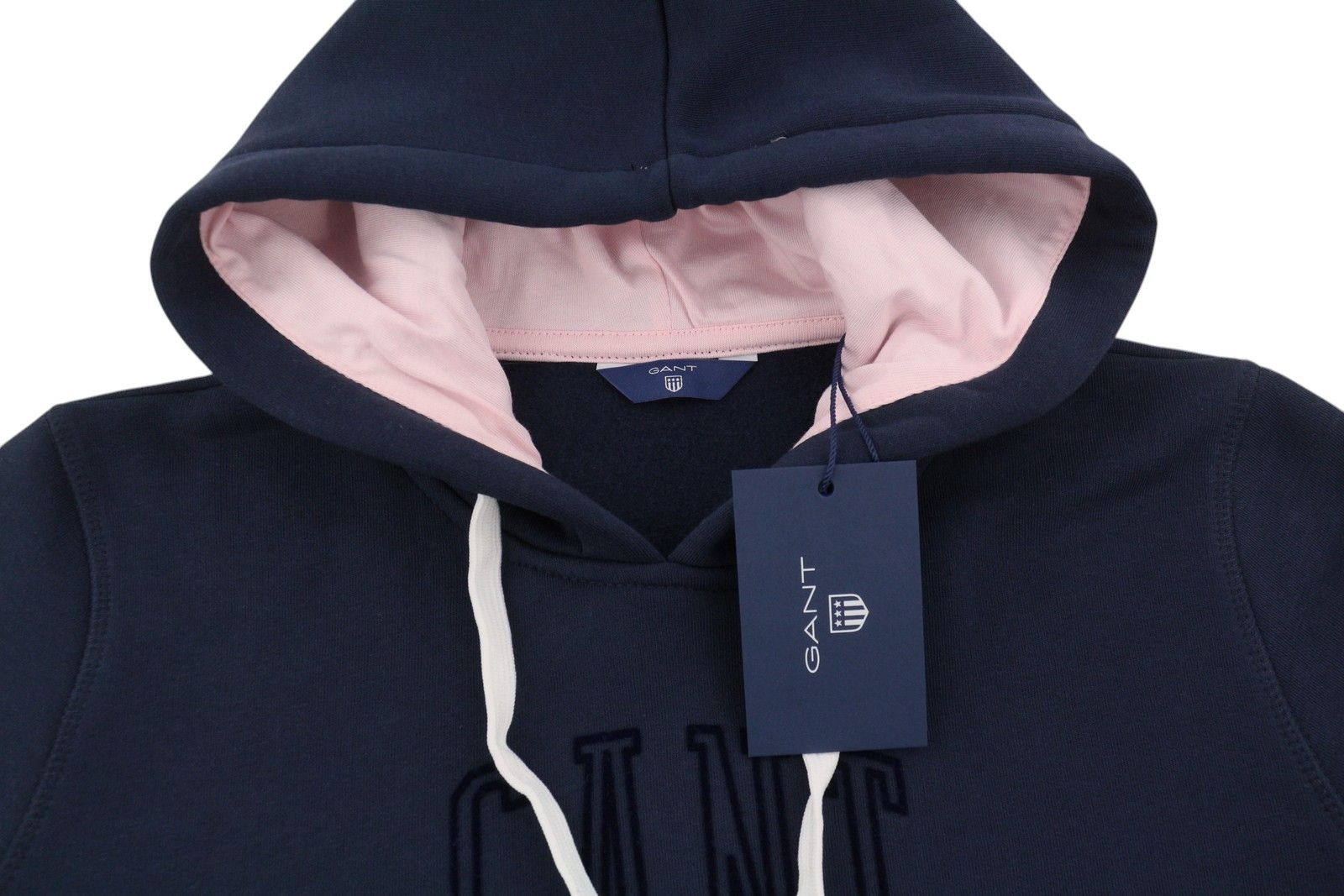 Gant NEW HAVEN M Evening Blue Logo Hoodie 87222 Size M / US 6-8 / IT 42-44 - 4 Thumbnail