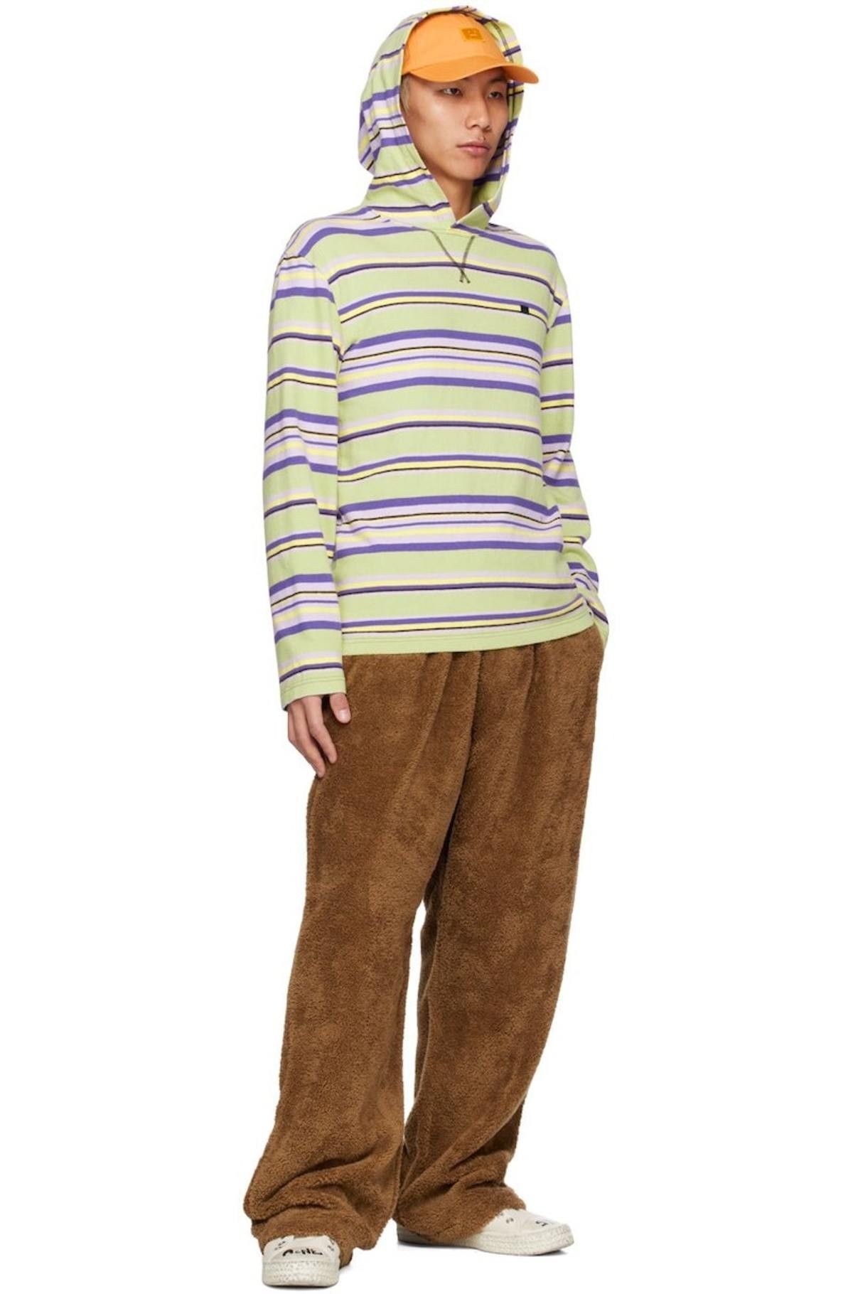 Acne Studios Acne-Studios Striped Hoodie Size US M / EU 48-50 / 2 - 1 Thumbnail