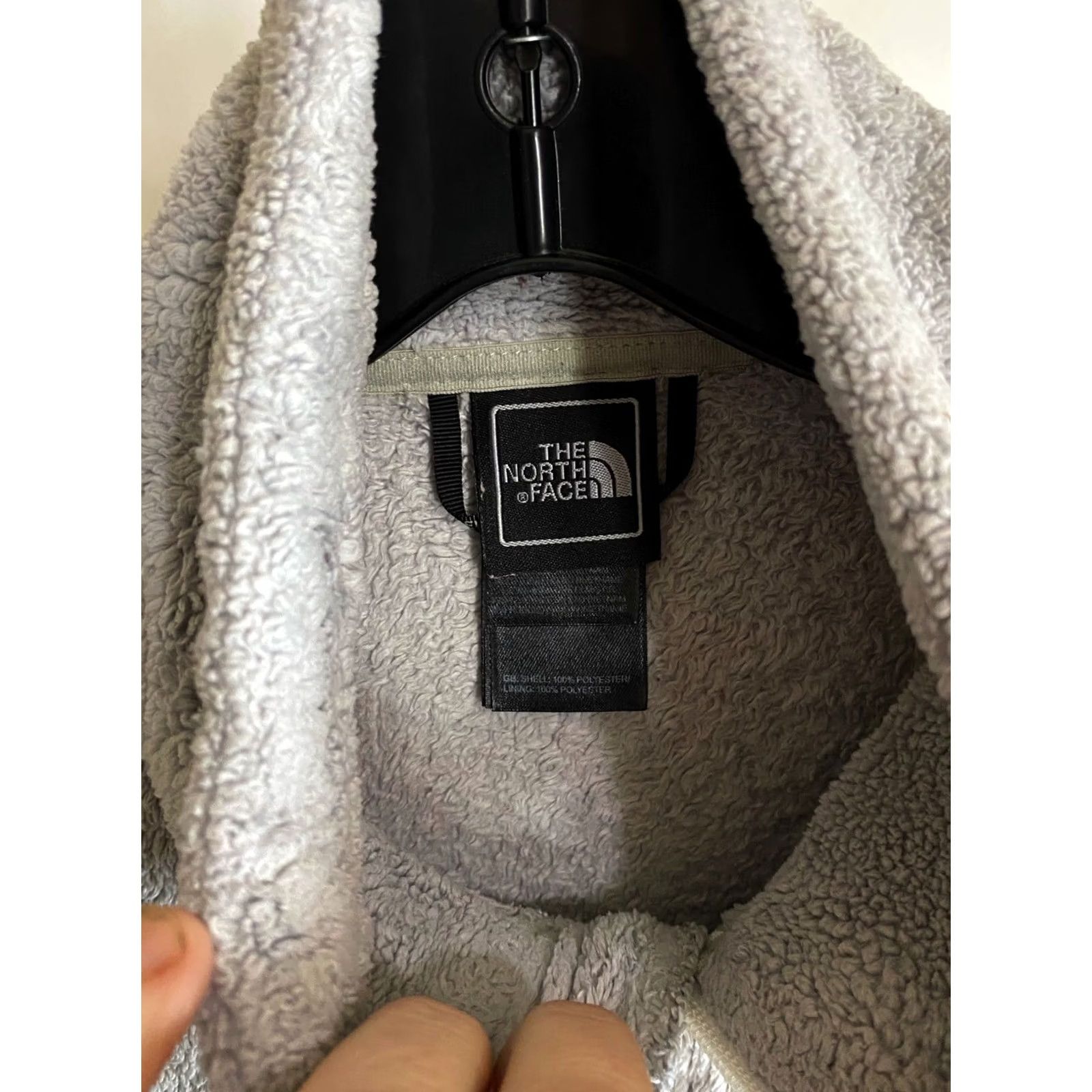The North Face WOMENS The North Face Gray Fleece Zippered Medium M Shirt Mens Size M / US 6-8 / IT 42-44 - 7 Thumbnail