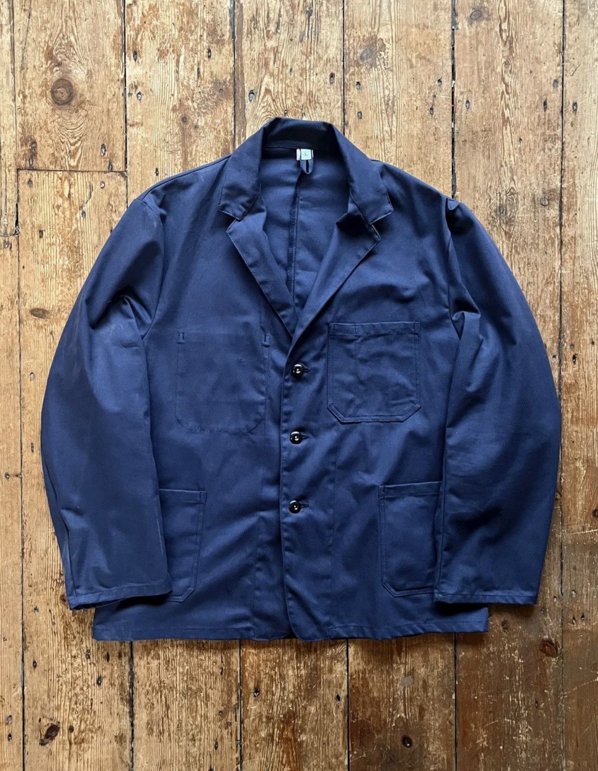 image of Vintage Awms Dibnah Engineer Jacket in Navy, Men's (Size XL)