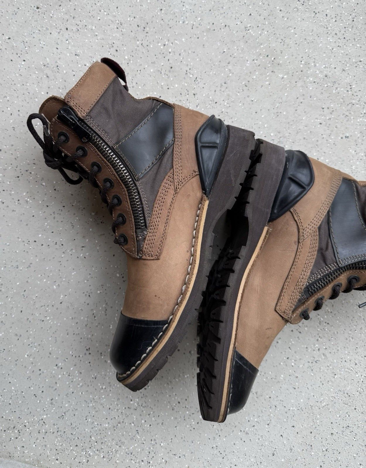 Smith's American Smith's American Combat Boots Mens Rare Rubber Avant Garde Size US 7.5 / EU 40-41 - 7 Thumbnail