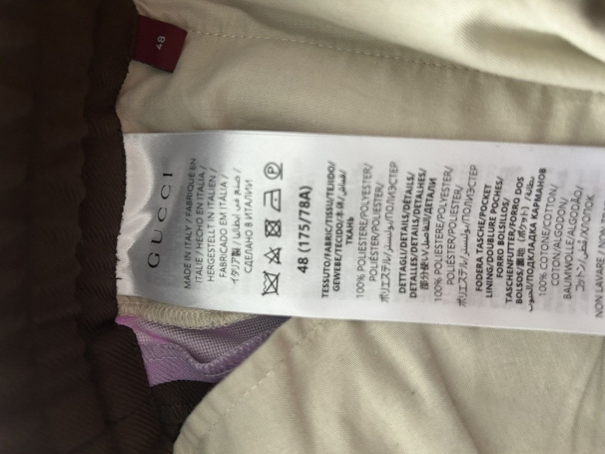 Gucci Gucci stripe-detail cotton trousers Size US 32 / EU 48 - 6 Thumbnail