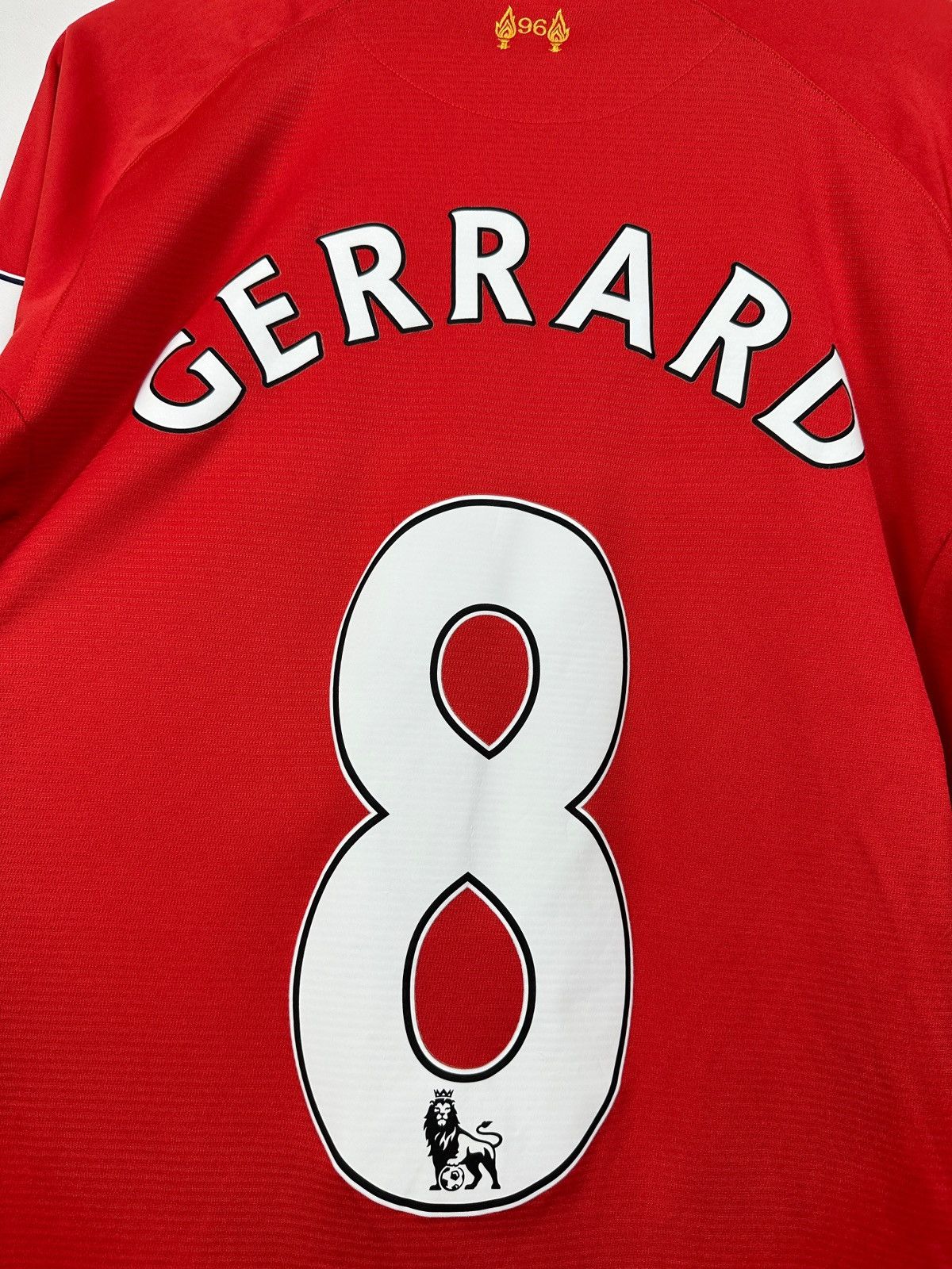 Vintage 2013/14 Warrior Liverpool Premier League Gerrard #8 Jersey Size US L / EU 52-54 / 3 - 17 Thumbnail