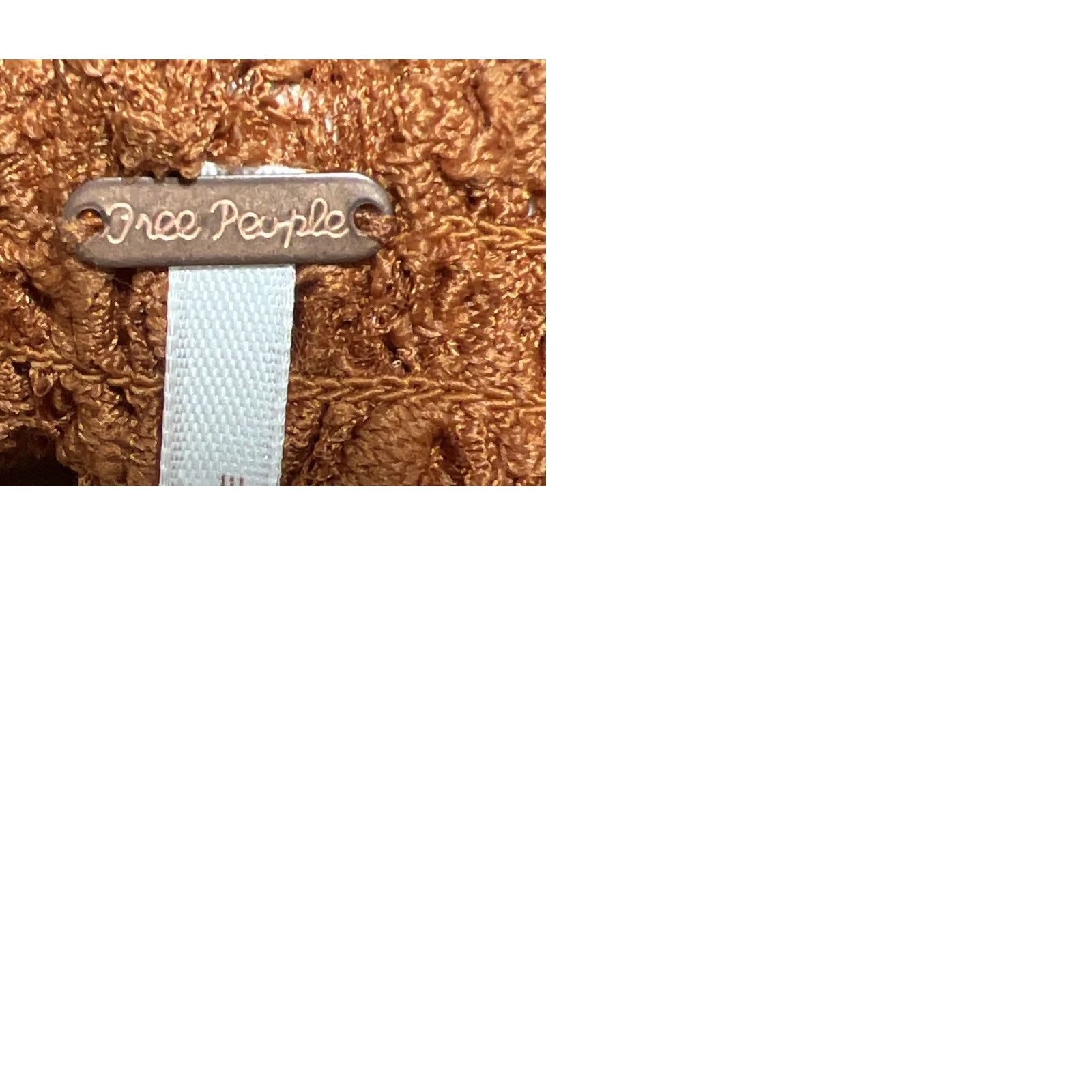 Free People Free People Lace Mini Dress Rust Copper Floral Boho Flutter Sleeve Tie Back PS Womens Size S / US 4 / IT 40 - 10 Thumbnail