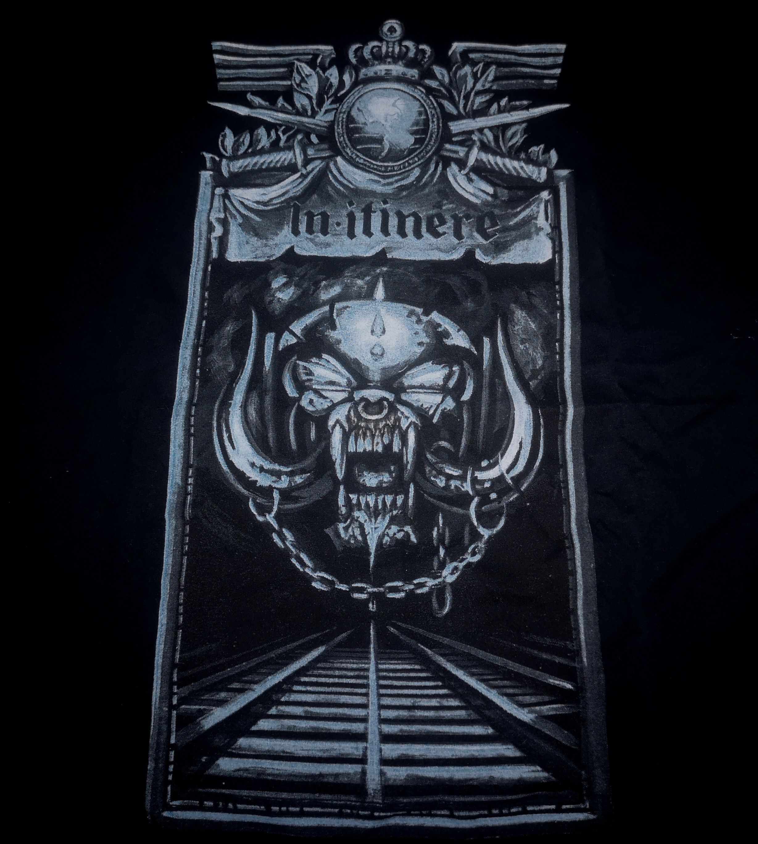 Band Tees × Vintage Vintage MOTORHEAD Metal Band In Itinere Kiss of Death Shirt Size US XL / EU 56 / 4 - 5 Thumbnail
