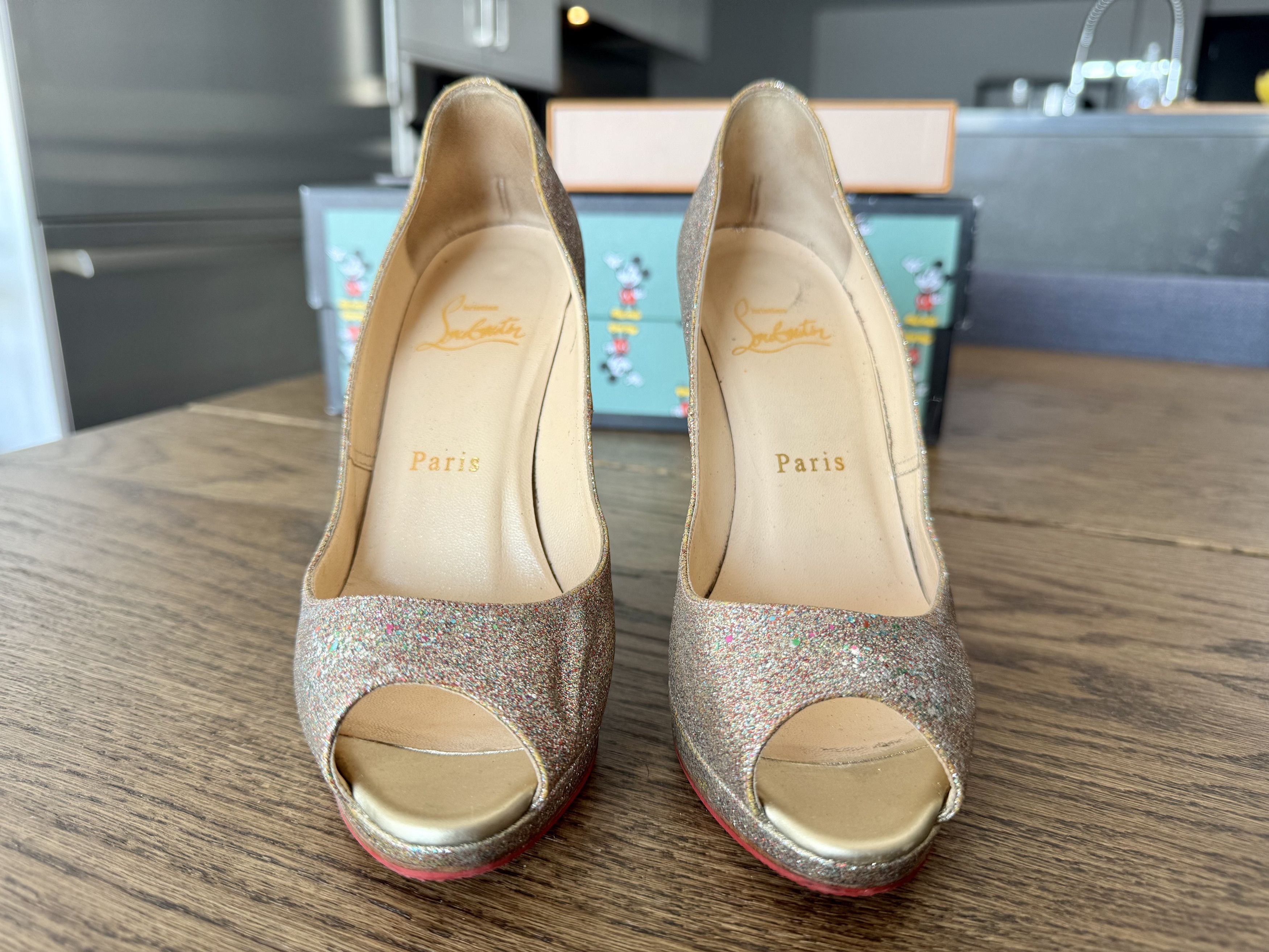Christian Louboutin Louboutin - Glitter heels Size US 6 / IT 36 - 2 Thumbnail