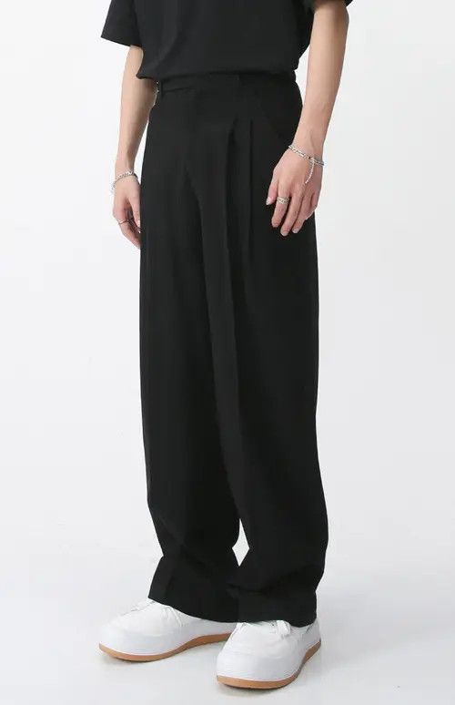 Other Black simple fashion casual long trousers mid waist Size US 32 / EU 48 - 8 Thumbnail