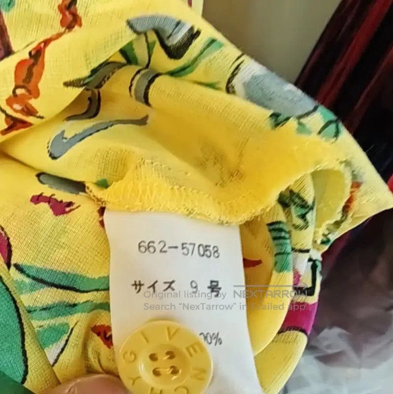 Givenchy Givenchy Yellow Cotton Long Sleeve Shirt . Size L / US 10 / IT 46 - 6 Thumbnail