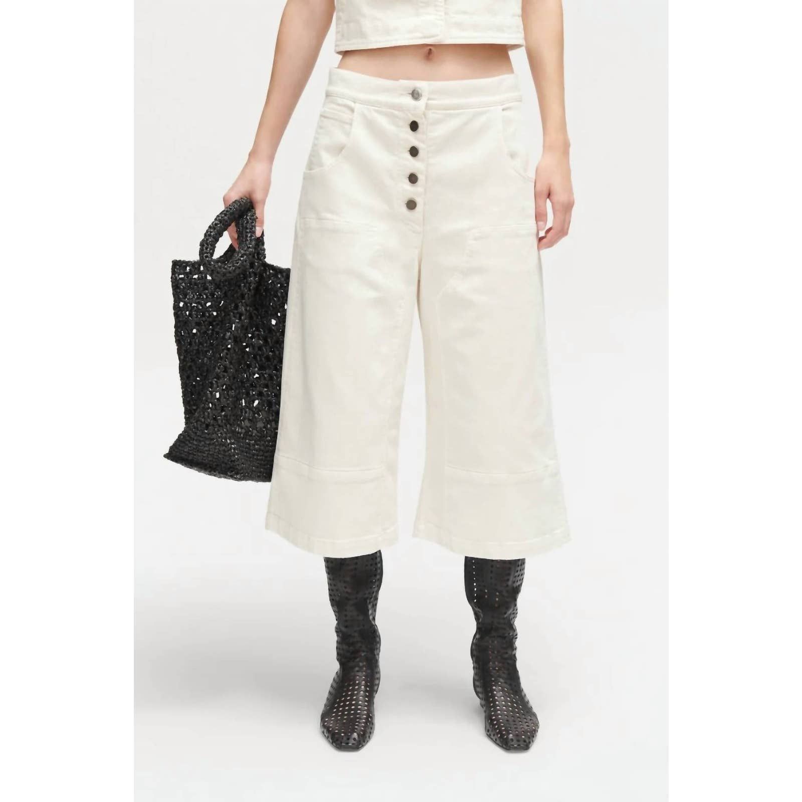 Rachel Comey  Collins Pant in Dirty White - Recital