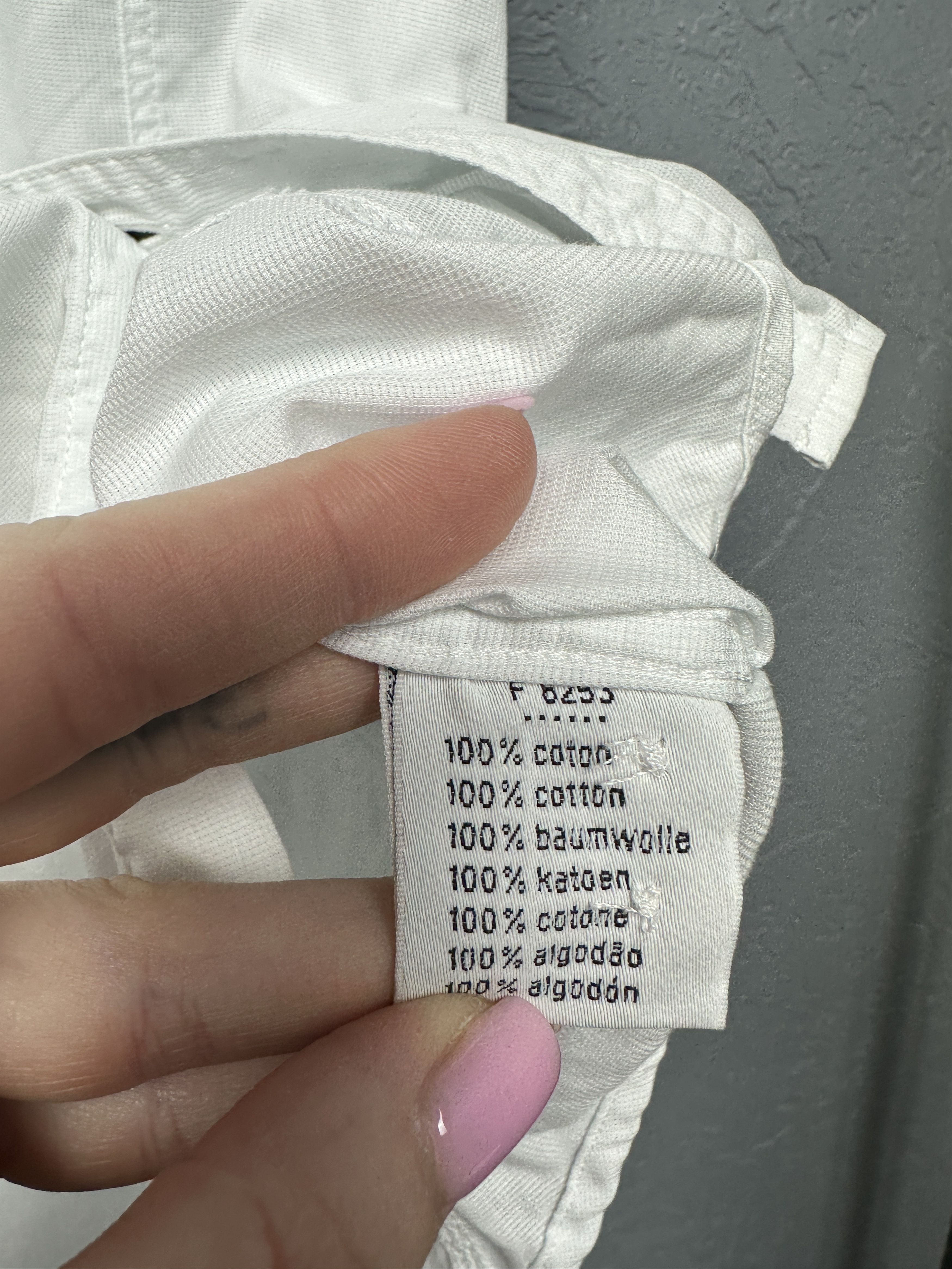 Lacoste × Vintage Lacoste Vintage Short Sleeve White Shirt Size US L / EU 52-54 / 3 - 5 Thumbnail