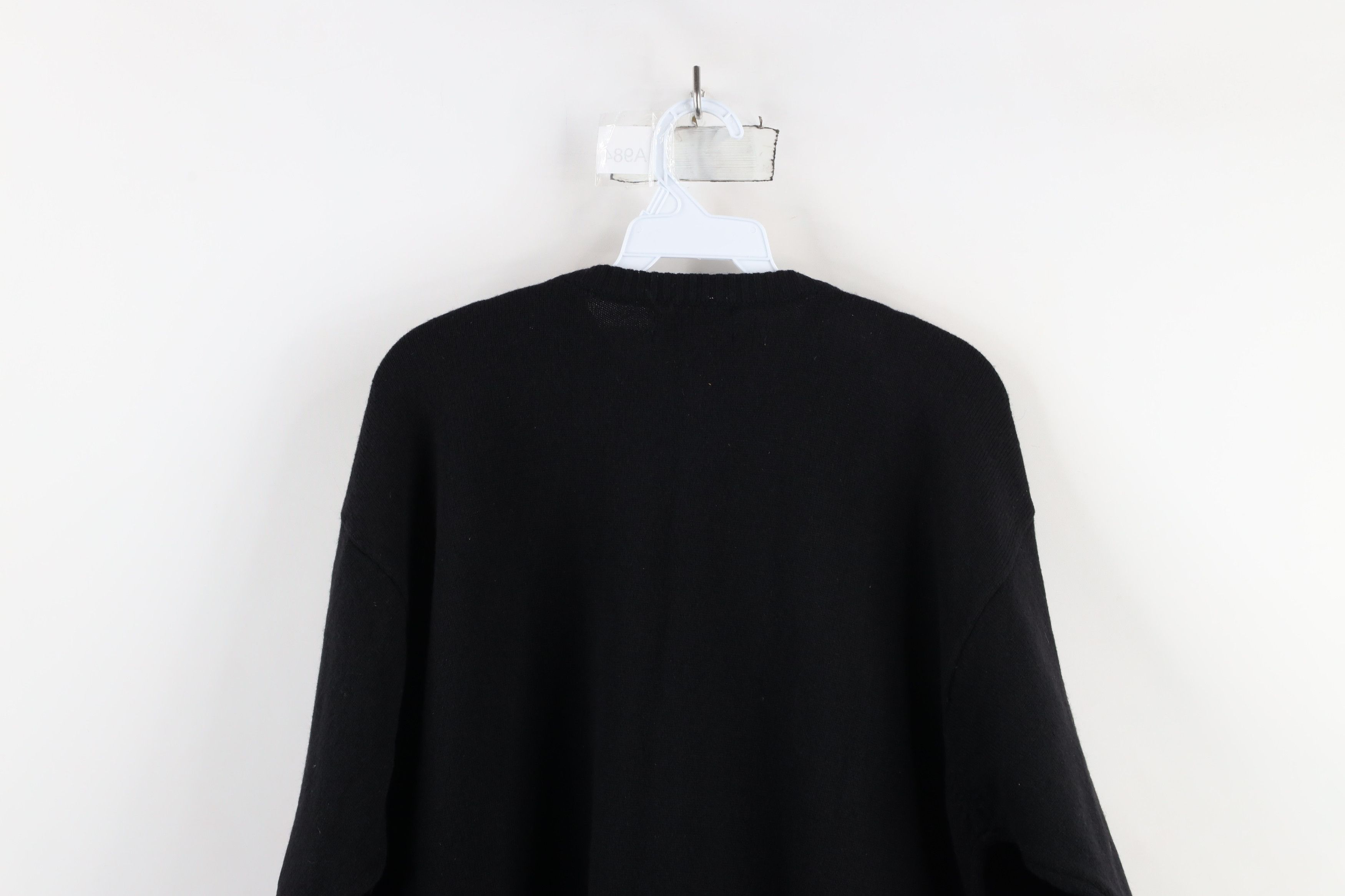 Pendleton × Vintage Vintage 90s Pendleton Knit Button Cardigan Sweater Black Size XL / US 12-14 / IT 48-50 - 8 Thumbnail