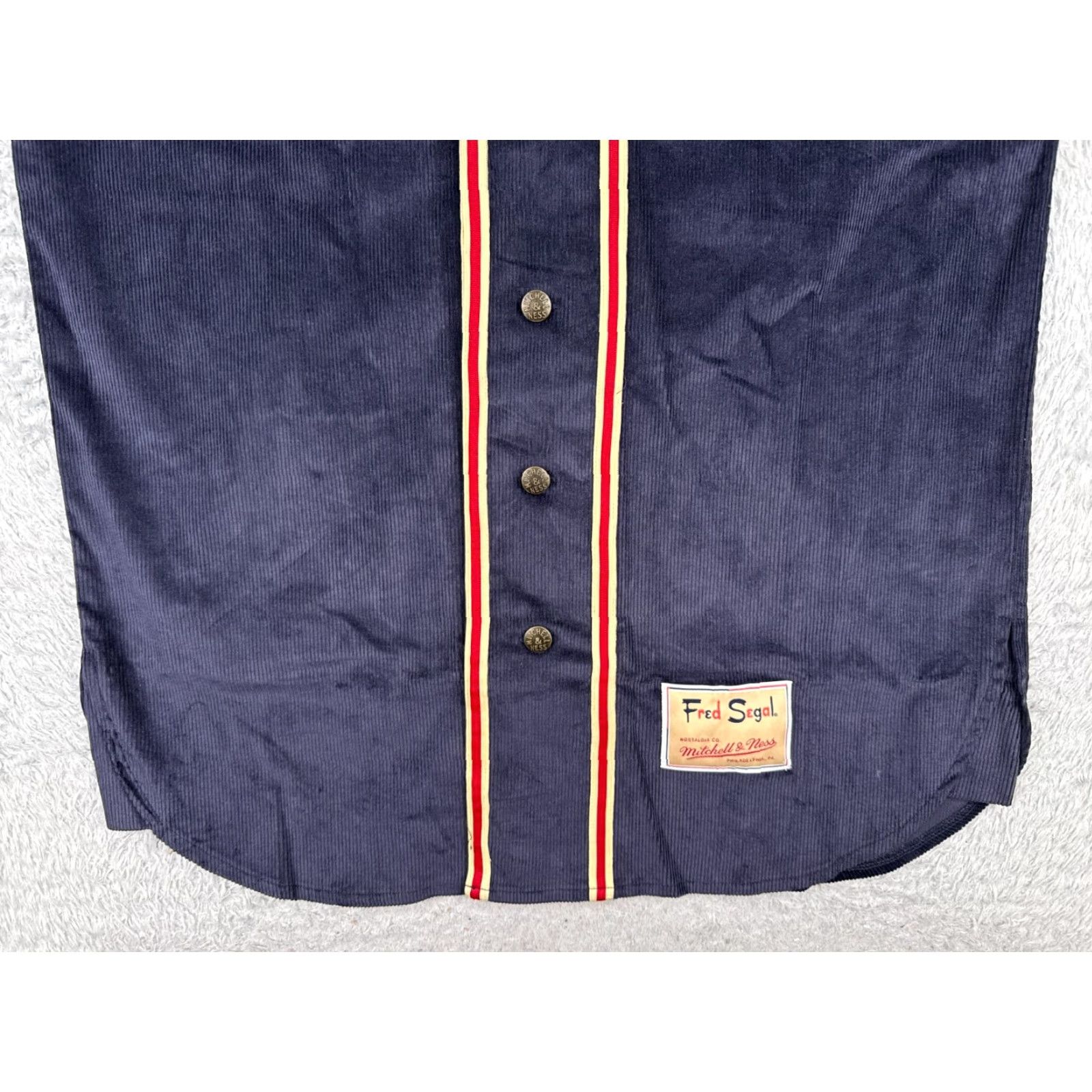 Mitchell & Ness VINTAGE Mitchell & Ness x Fred Segal Jersey Men XL Blue Corduroy LA #61 NEW Size US XL / EU 56 / 4 - 5 Thumbnail