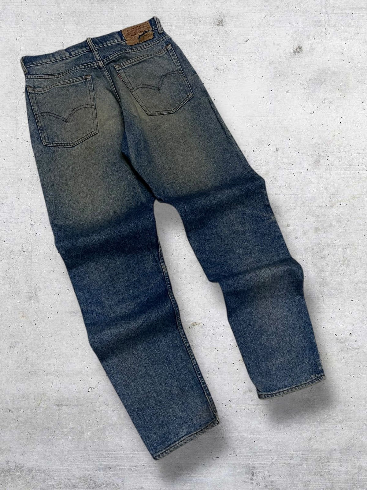 Levi's Vintage Clothing VINTAGE 516 90S DESIGNER OG LEVIS MUDWASH DISTRESSED DENIM Size US 29 - 9 Thumbnail