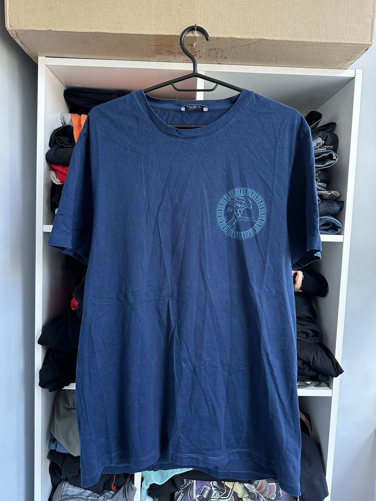 Versace 🔥VERSACE COLLECTION BIG MEDUZA LOGO T-SHIRT🔥 Size US L / EU 52-54 / 3 - 3 Thumbnail