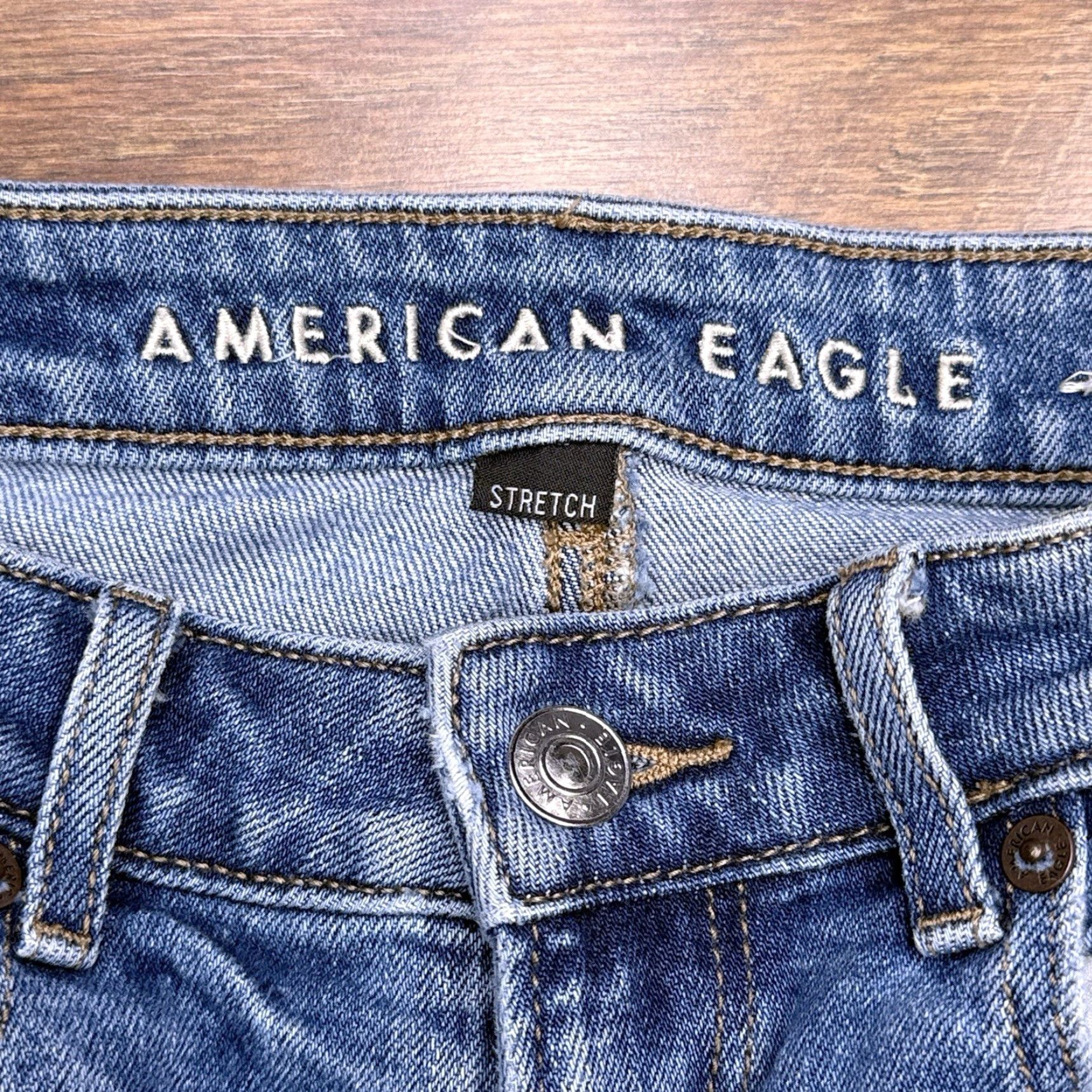 American Eagle Outfitters VINTAGE no - (removed) Size 25" / US 0 / IT 36 - 4 Thumbnail